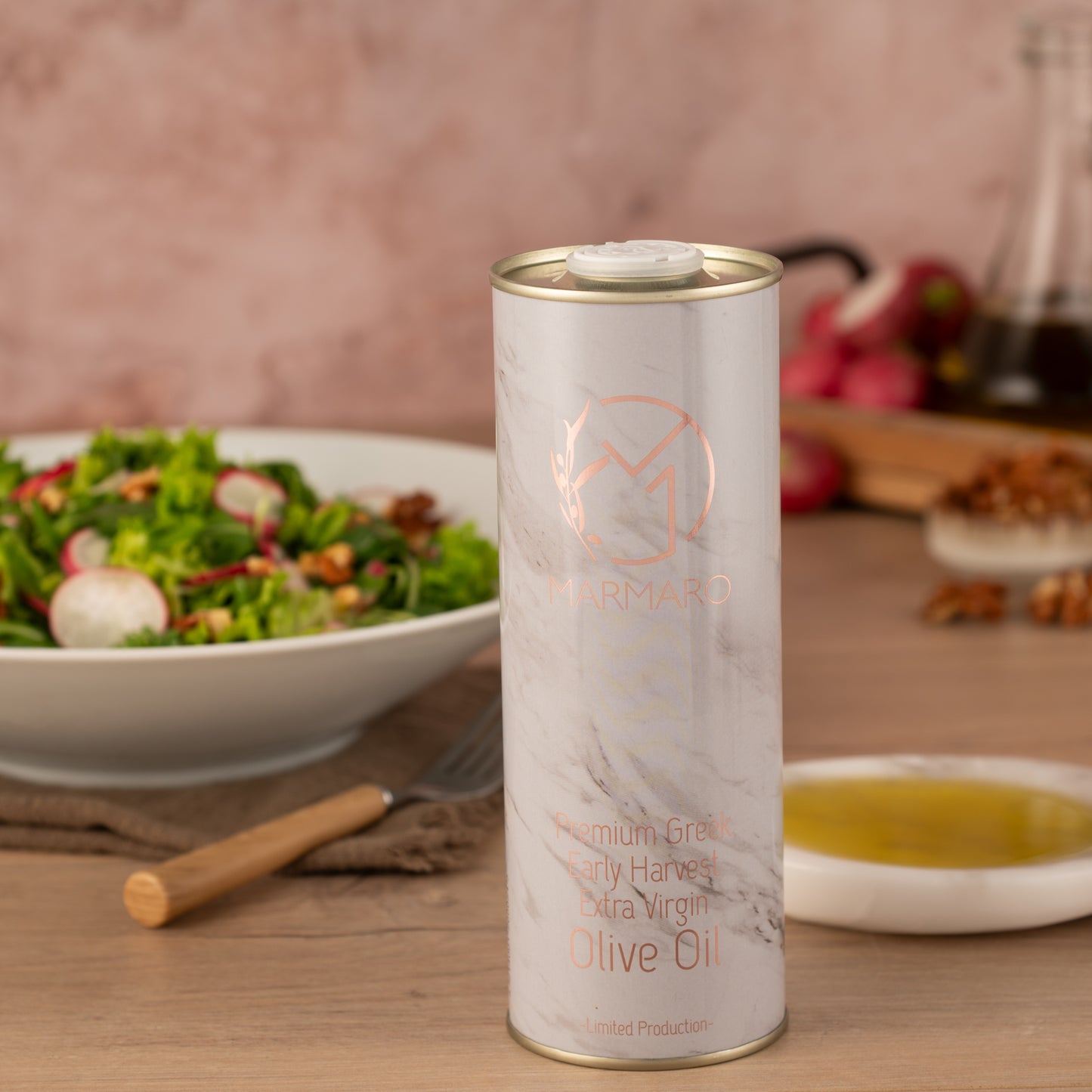 Marmaro Natives Olivenöl Extra Frühernte 250ml Dose in Geschenktüte