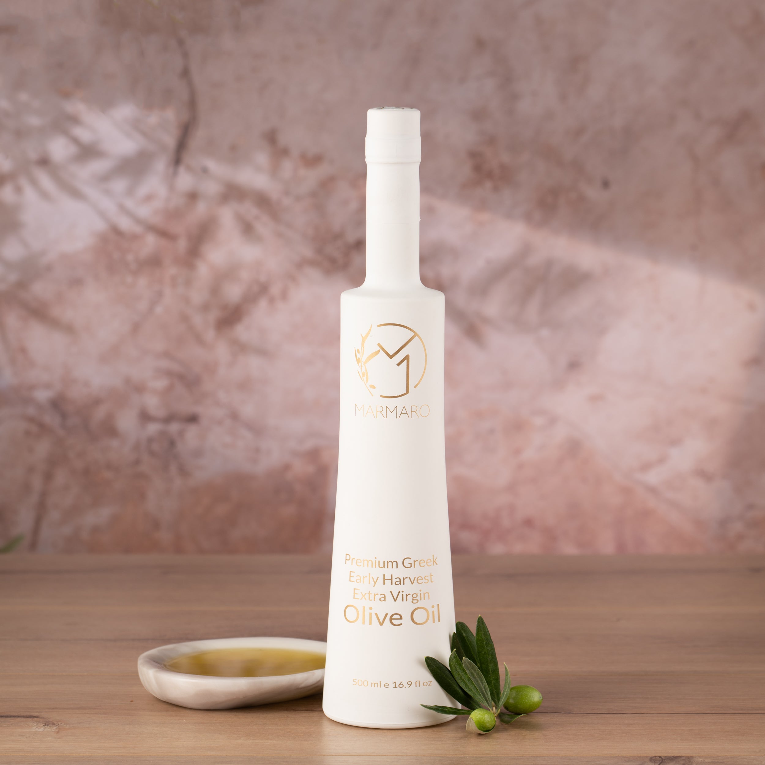 Olivenöl Weiße Edition 500ml | Marmaro | HOCO | Frühernte Premium Nativ Extra