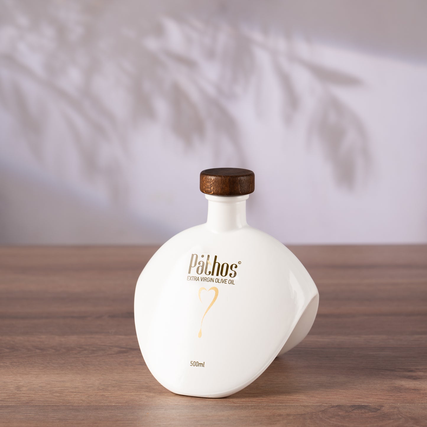 Pathos Premium Natives Olivenöl Extra 500ml Flasche in edler Box