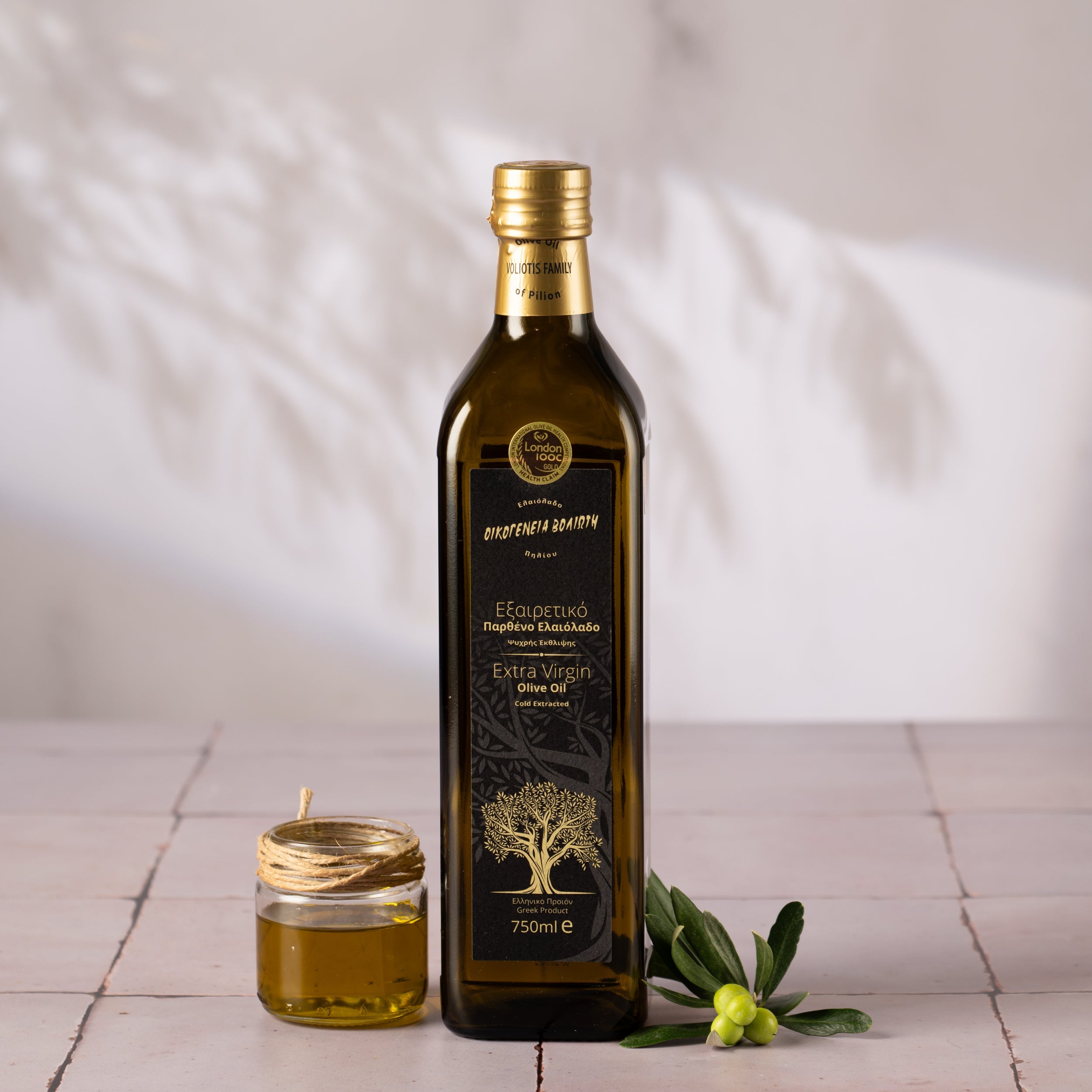 Olivenöl Geschenkbox 250ml Voliotis Schwarze Edition Premium Nativ Extra