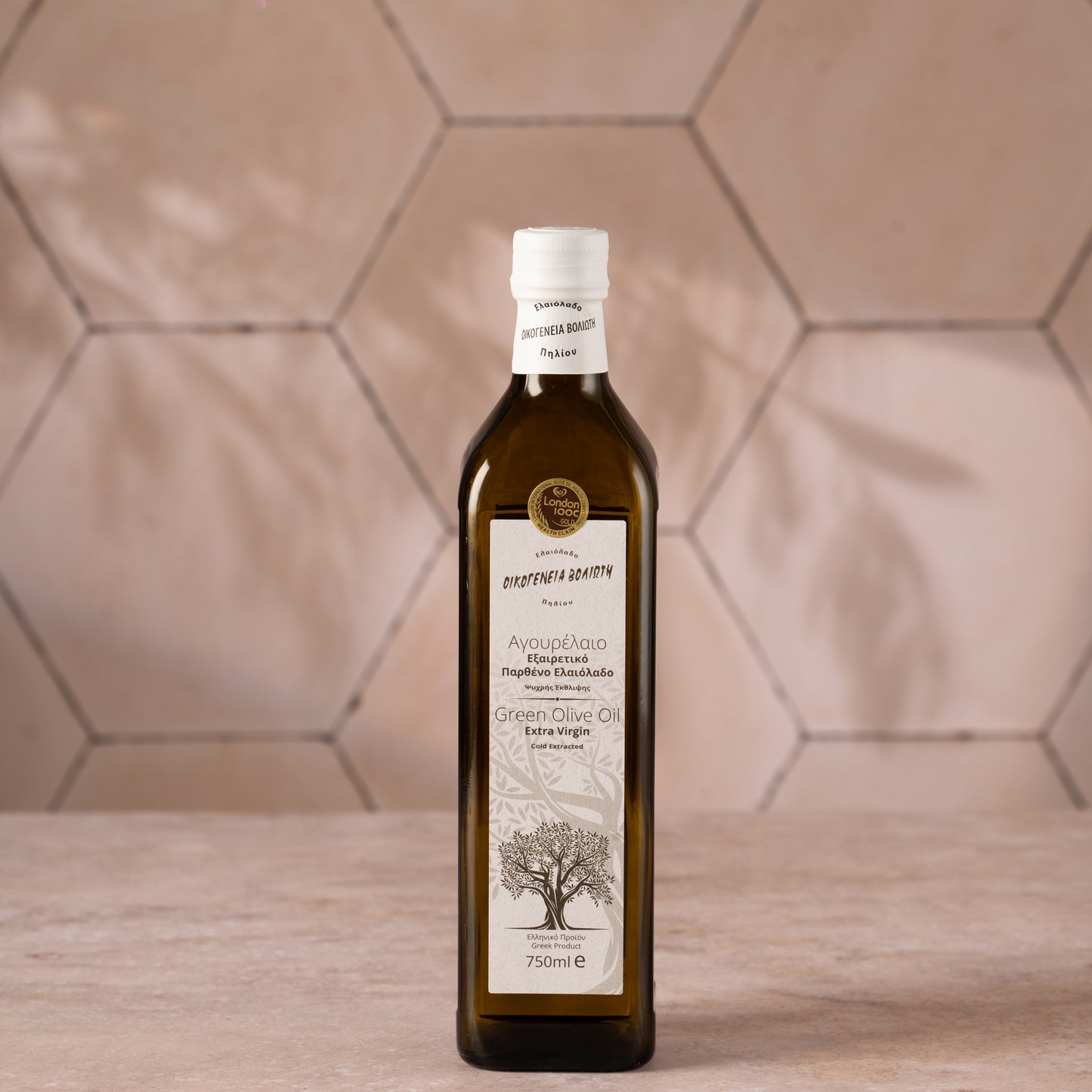 Voliotis Natives Olivenöl Extra Frühernte 750ml Flasche in edler Box