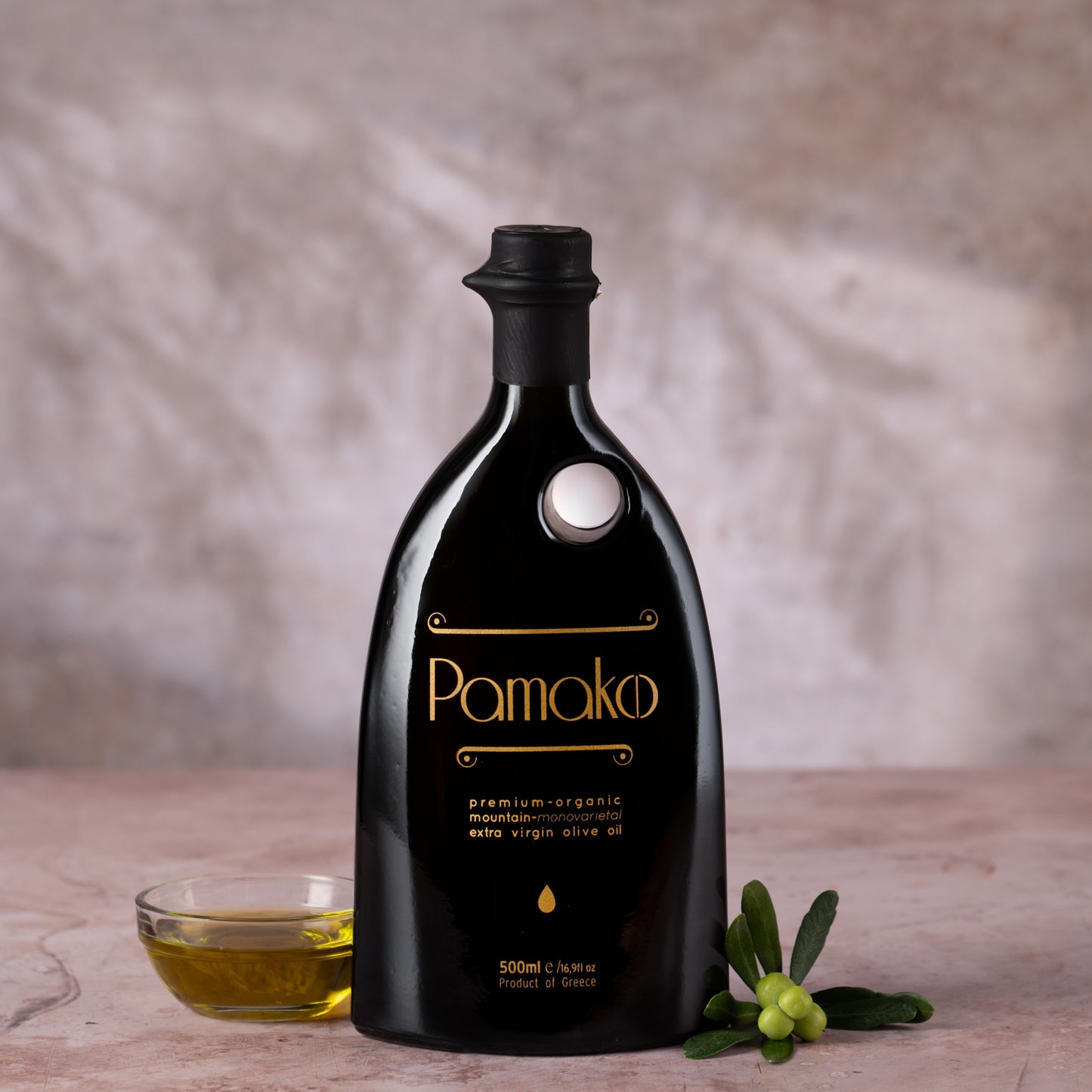 Pamako Gold Natives Olivenöl Extra BIO Mono 500ml Flasche in edler Box