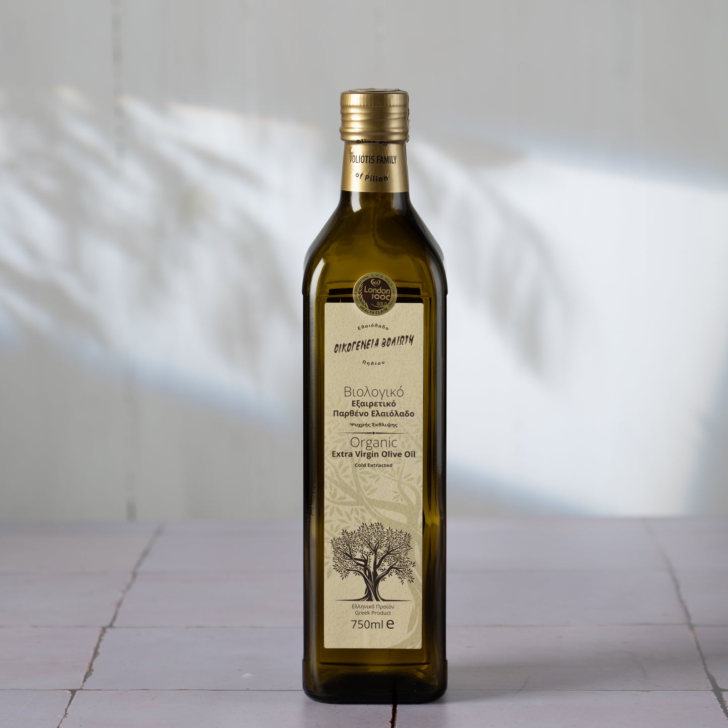 Voliotis Natives Olivenöl Extra BIO 250ml Flasche in Geschenktüte