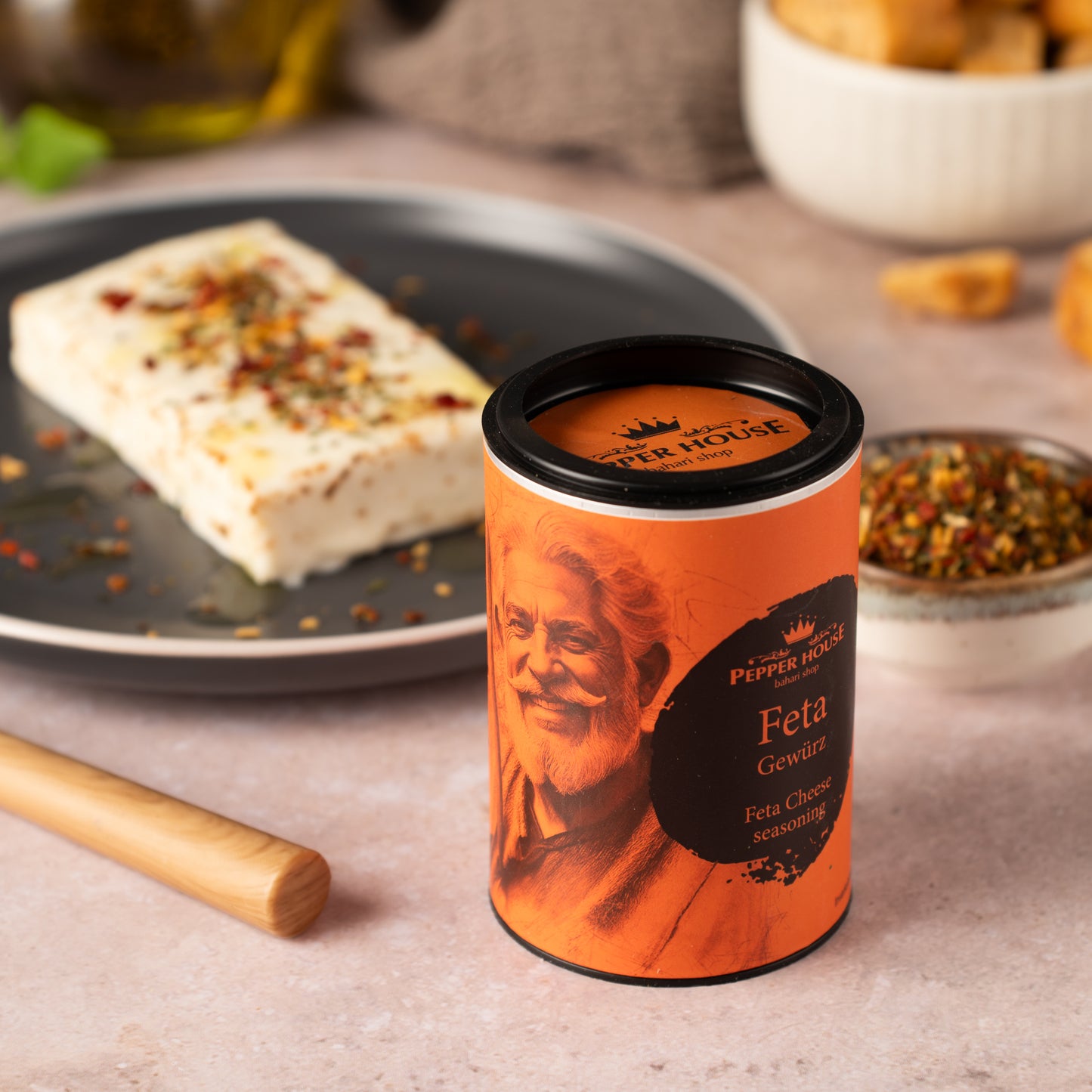 Feta Gewürz 50g Geschenktüte Pepper House Griechische Kräuter Mischung