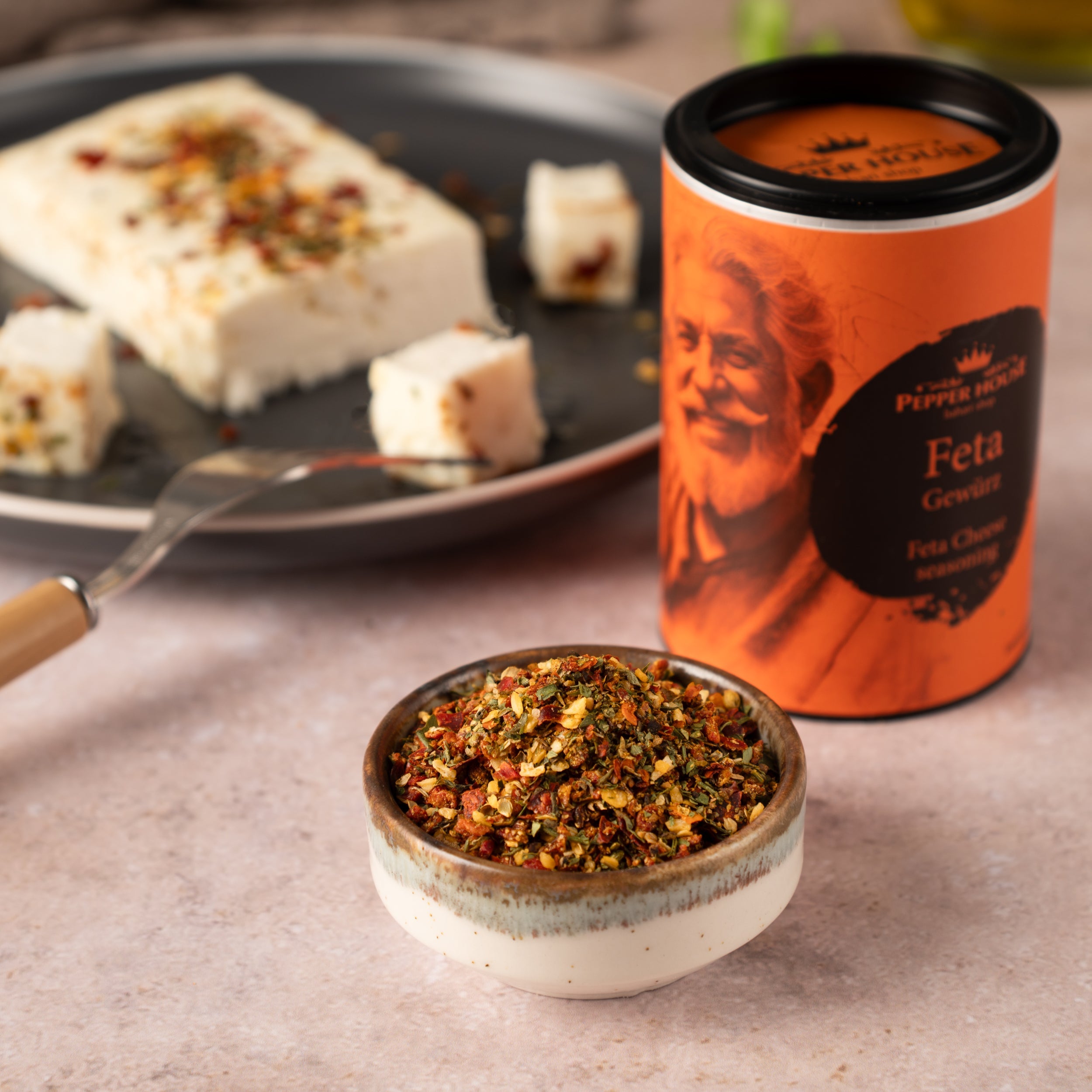 Feta Gewürz 50g Geschenktüte Pepper House Griechische Kräuter Mischung
