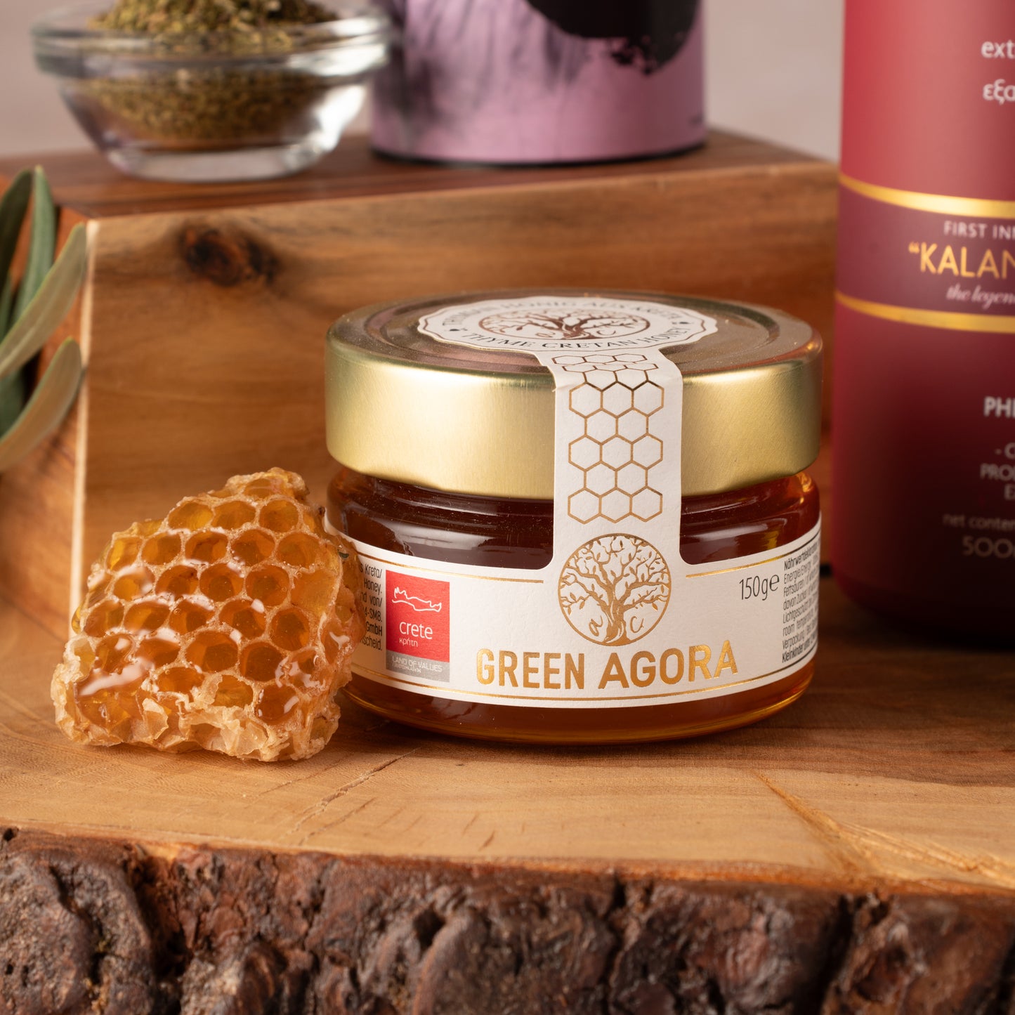 Olivenöl Geschenkbox | Manuskript Set mit Feinkost | 5-teilig