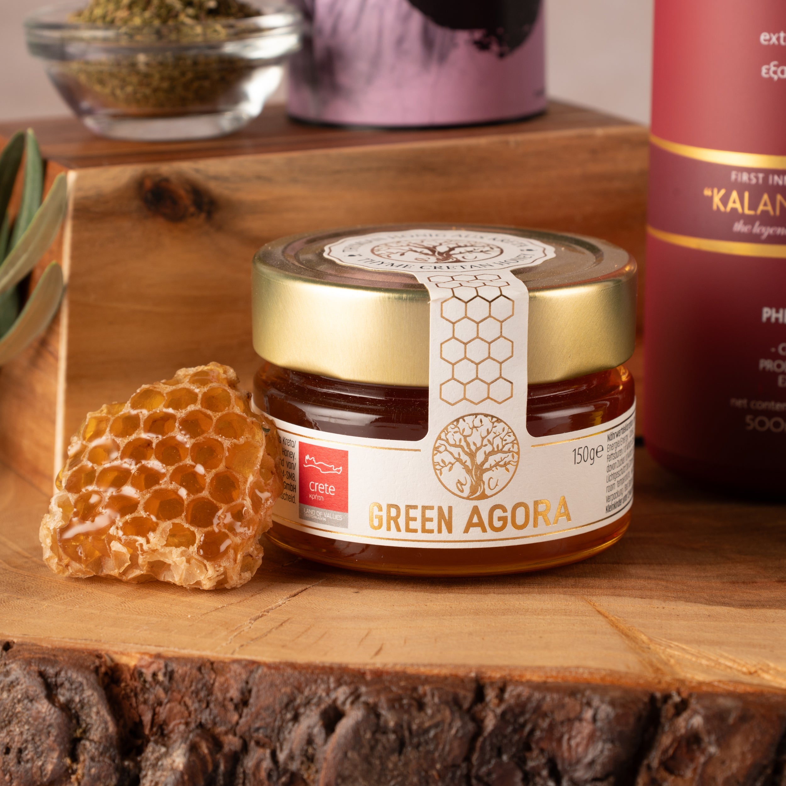 Olivenöl Geschenkbox | Manuskript Set mit Feinkost | 5-teilig
