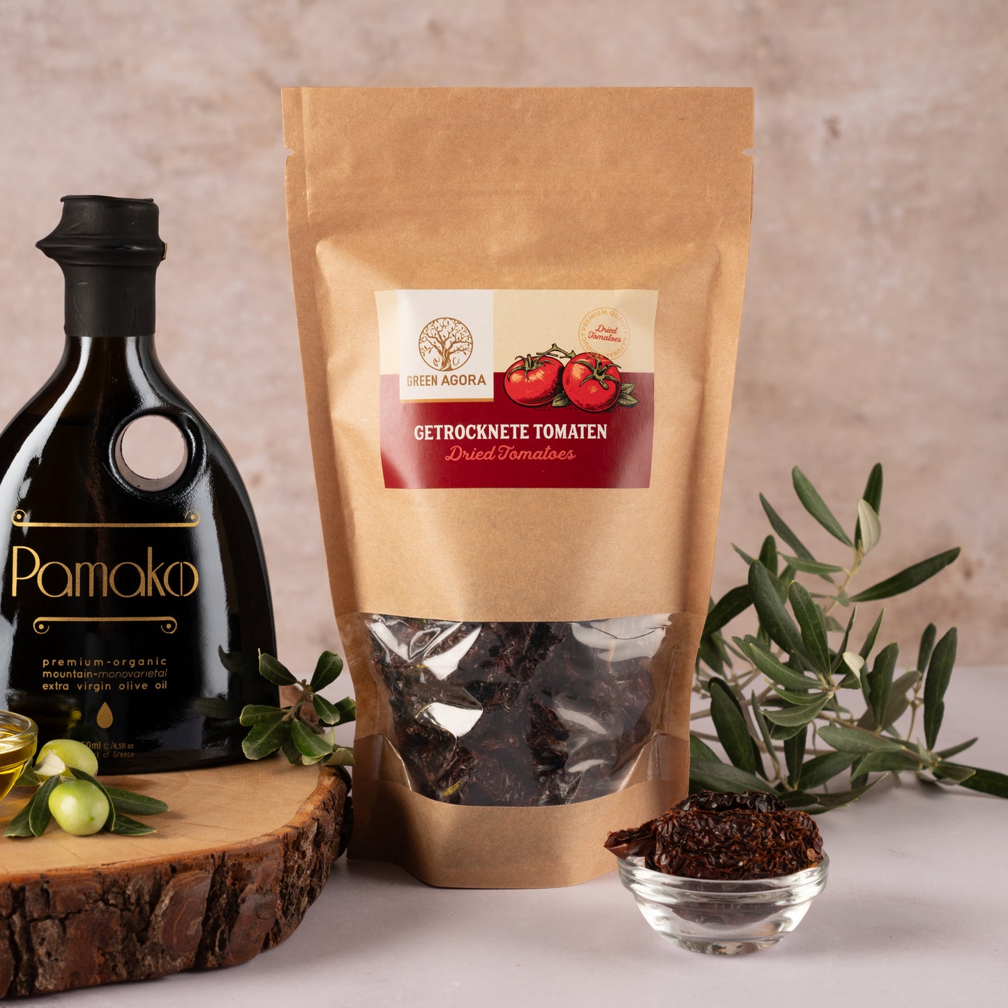 Olivenöl Geschenkbox | Manuskript Set mit Feinkost | 5-teilig