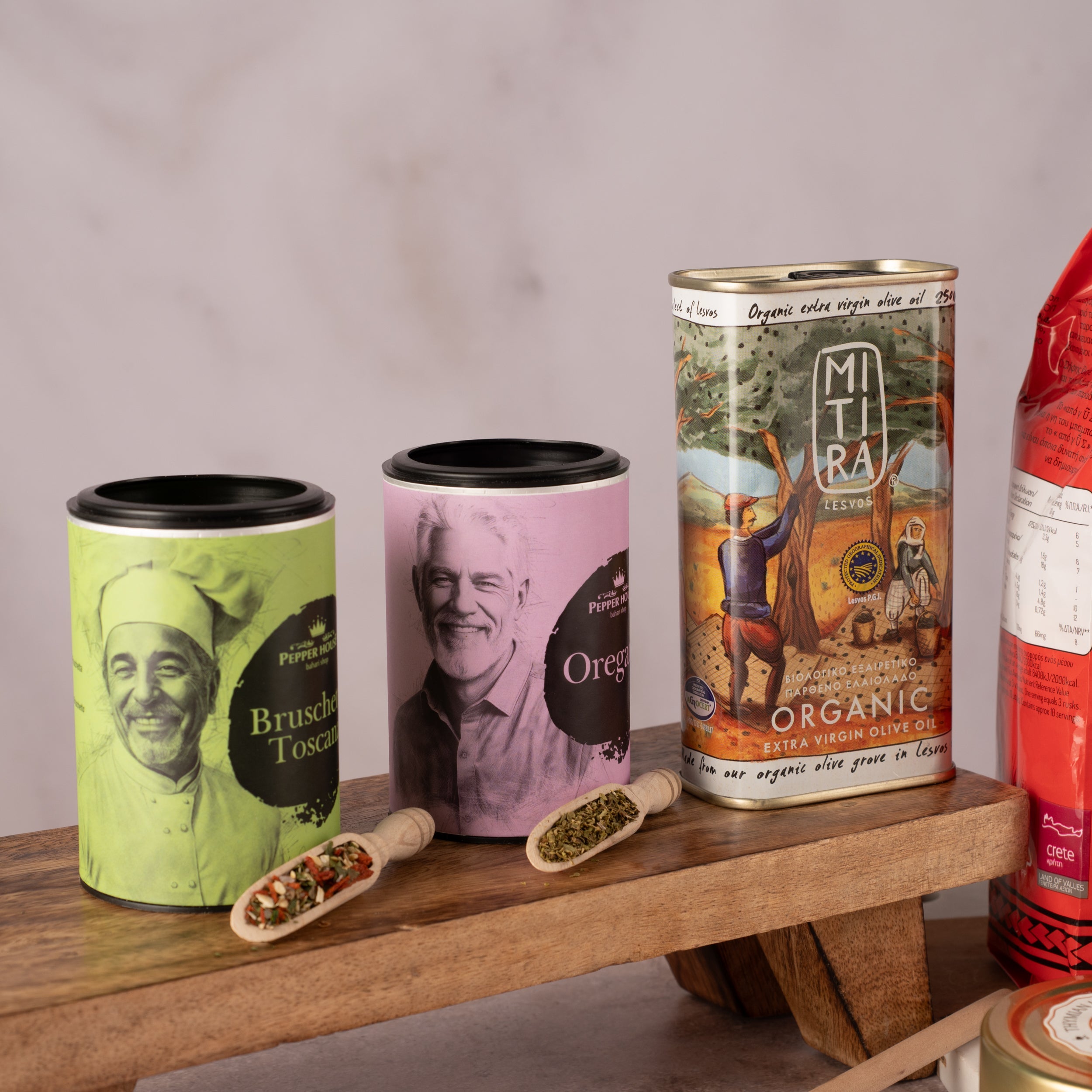 Olivenöl Geschenkbox | Heimatliebe Set | 6-teilig mit Feinkost