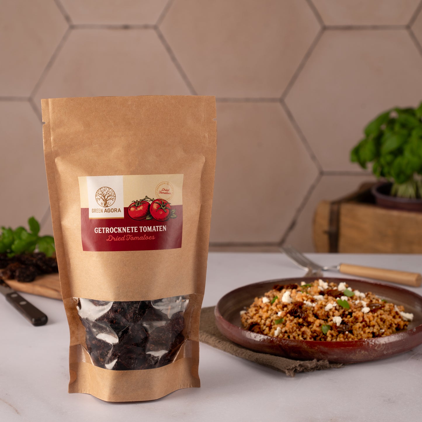 Getrocknete Tomaten 100gr. vakuumiert in Geschenktüte