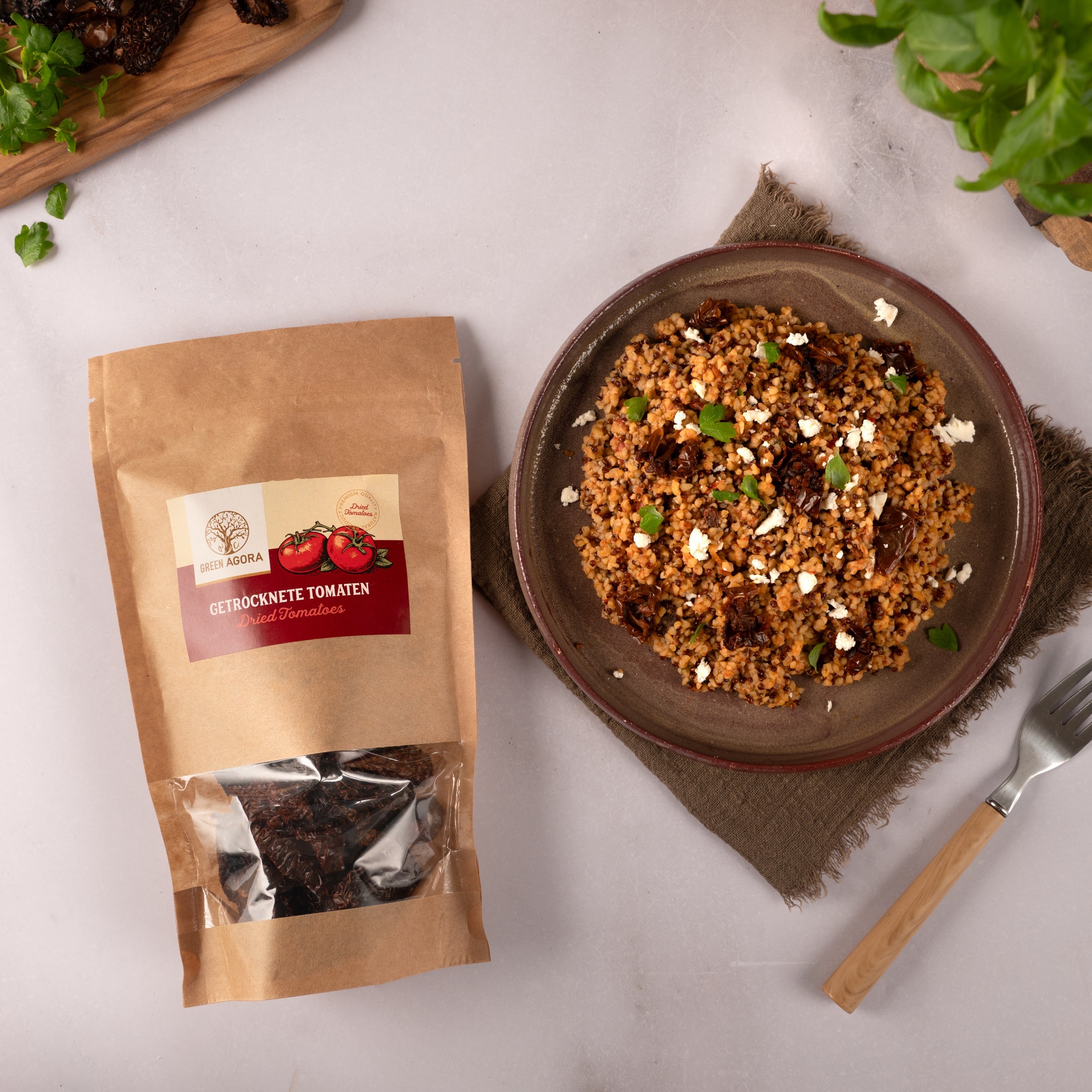 Getrocknete Tomaten 100g | Geschenktüte | Meze | Griechisch Vakuumverpackt
