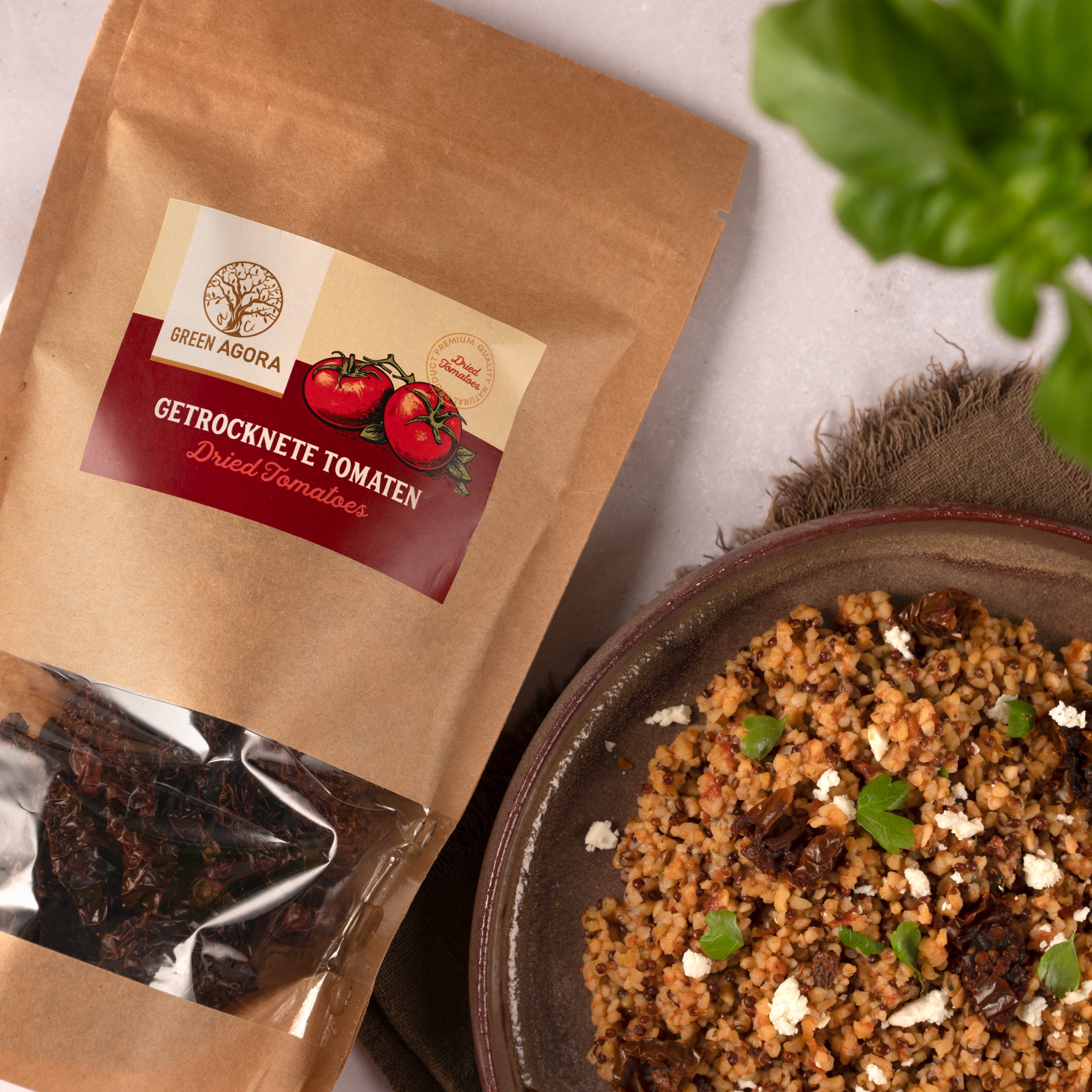 Getrocknete Tomaten 100g | Geschenktüte | Meze | Griechisch Vakuumverpackt