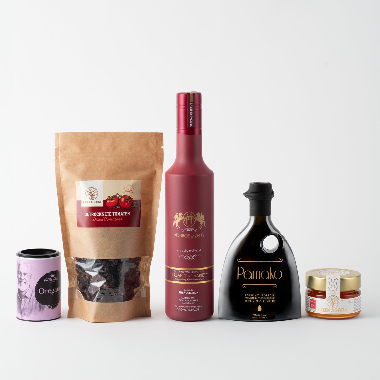 Olivenöl Geschenkbox | Manuskript Set mit Feinkost | 5-teilig