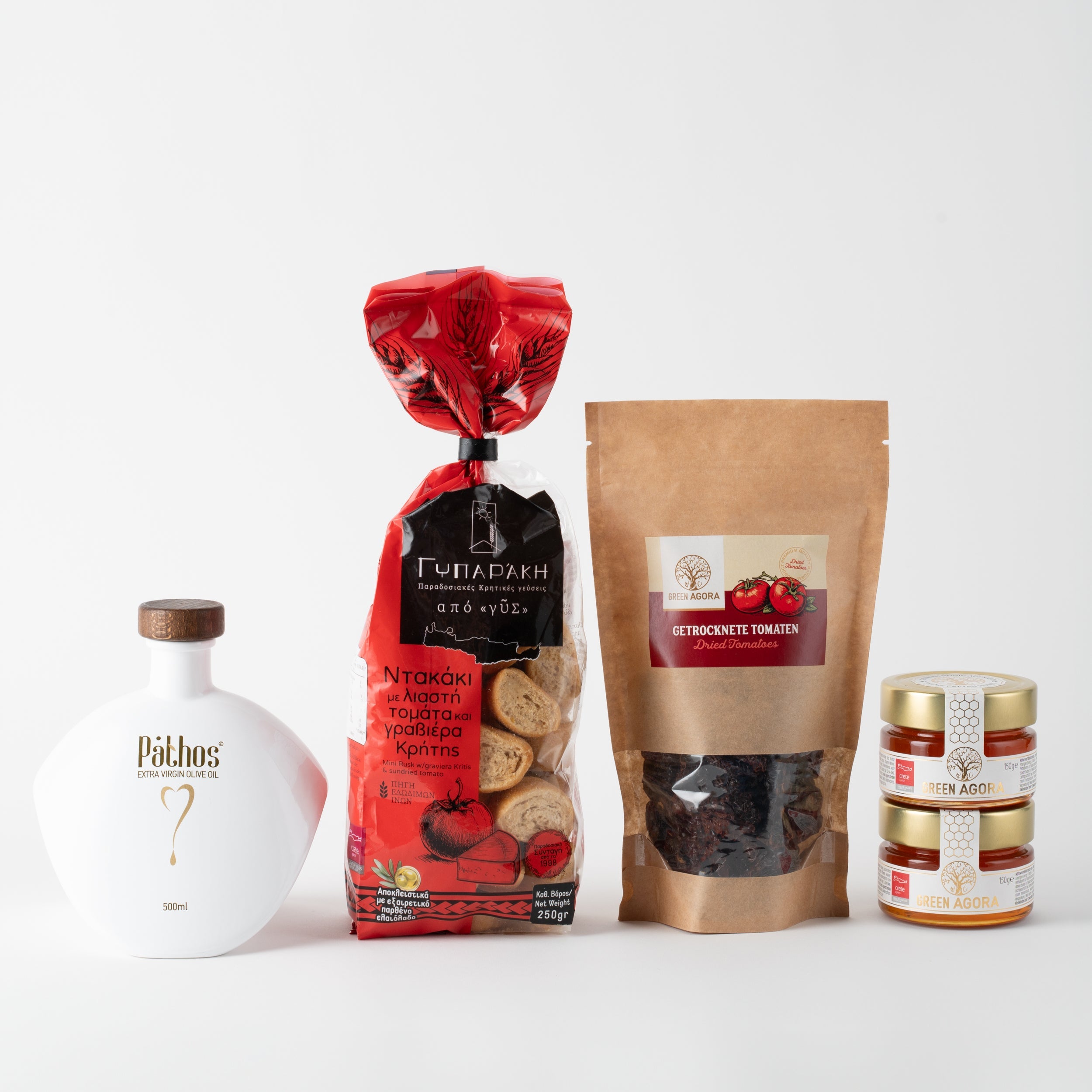 Olivenöl Geschenkbox | Haute Couture Set | 5-teilig mit Feinkost