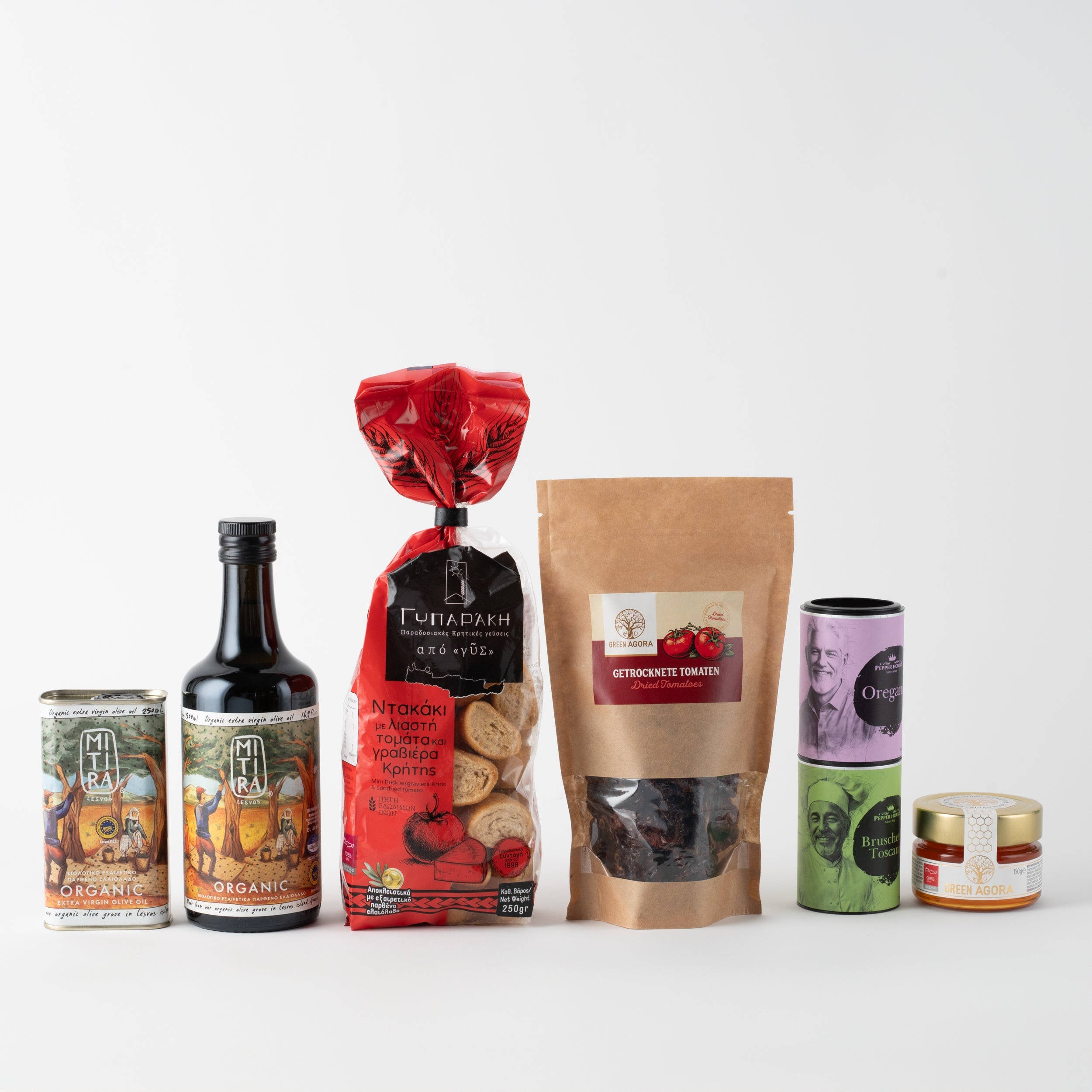 Olivenöl Geschenkbox | Heimatliebe Set | 6-teilig mit Feinkost