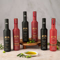Kouros of Zeus Olivenöl Set 6×500 ml – Kalamon Rot & Koroneiki Schwarz