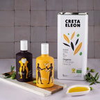 Creta Eleon Olivenöl Set 6 Liter | Bio 5 Liter Kanister | Gesture & Synergy 500 ml