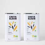 Creta Eleon Bio Olivenöl Kanister Set 2×3 L – Extra Nativ aus Kreta