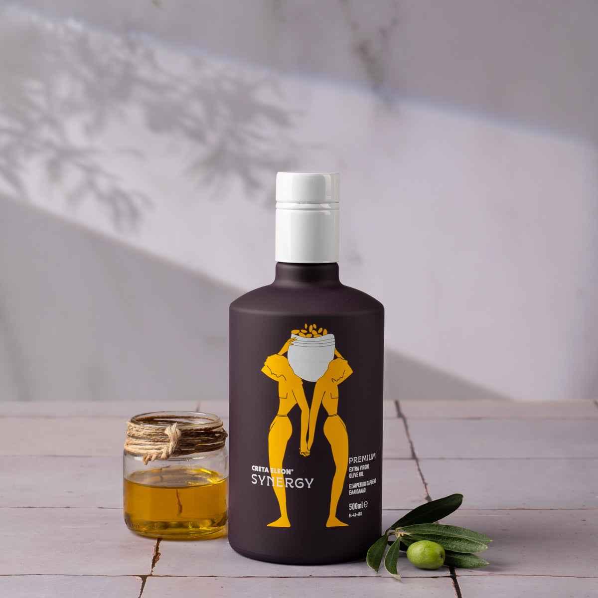 Creta Eleon Olivenöl Set 6 Liter | Bio 5 Liter Kanister | Gesture & Synergy 500 ml