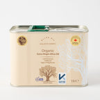 Bio Olivenöl 1 Liter Kanister Voliotis Beige Edition in Geschenktüte