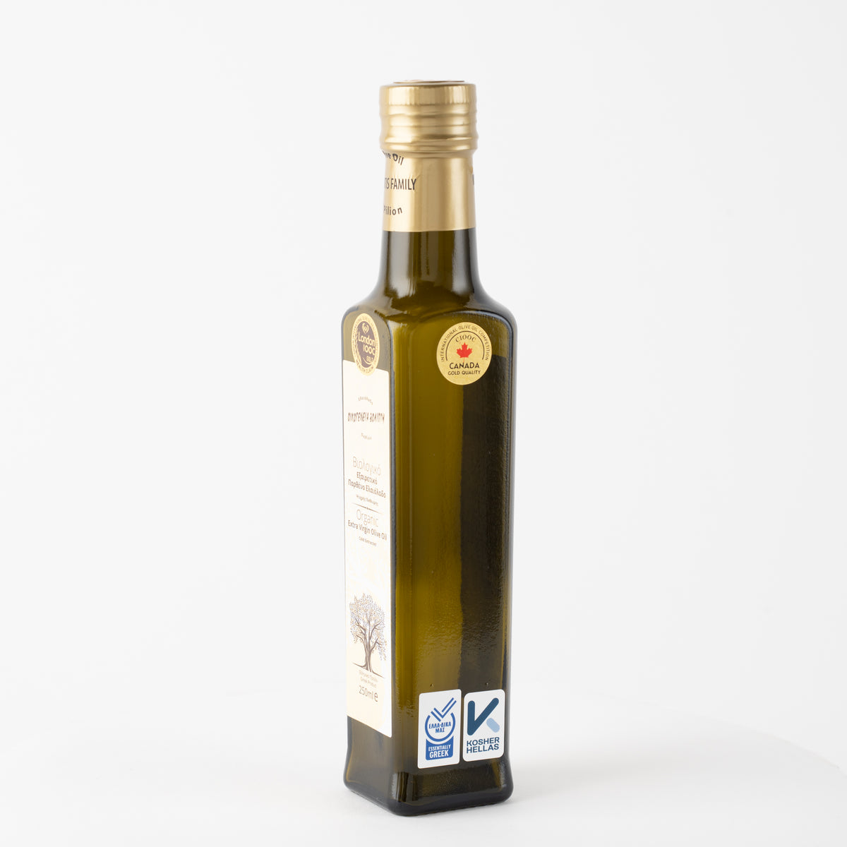 Voliotis Bio Olivenöl Extra Nativ 250 ml – Beige Edition aus Griechenland