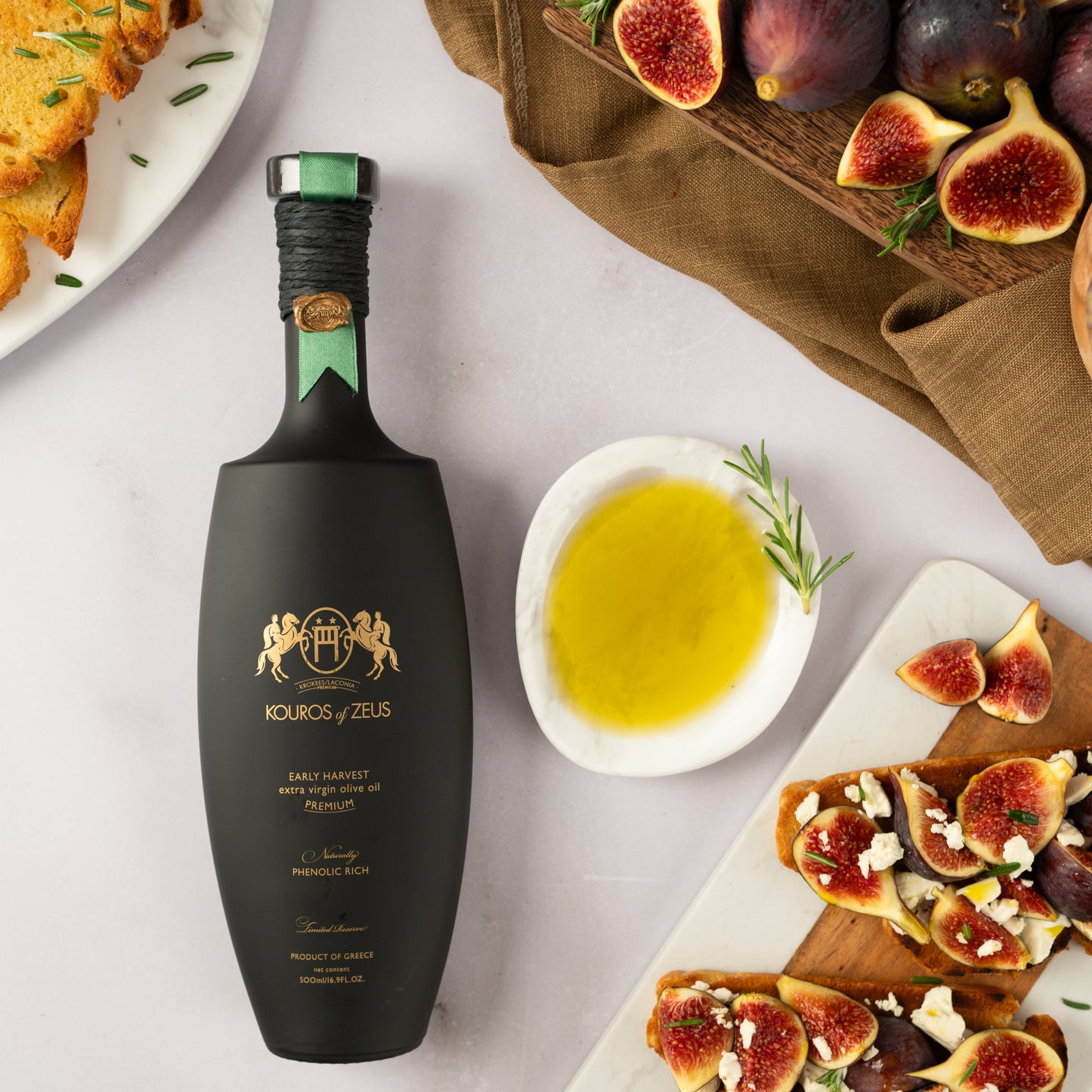 Kouros of Zeus Natives Olivenöl Extra Frühernte Limited Edition 500ml Flasche in edler Box