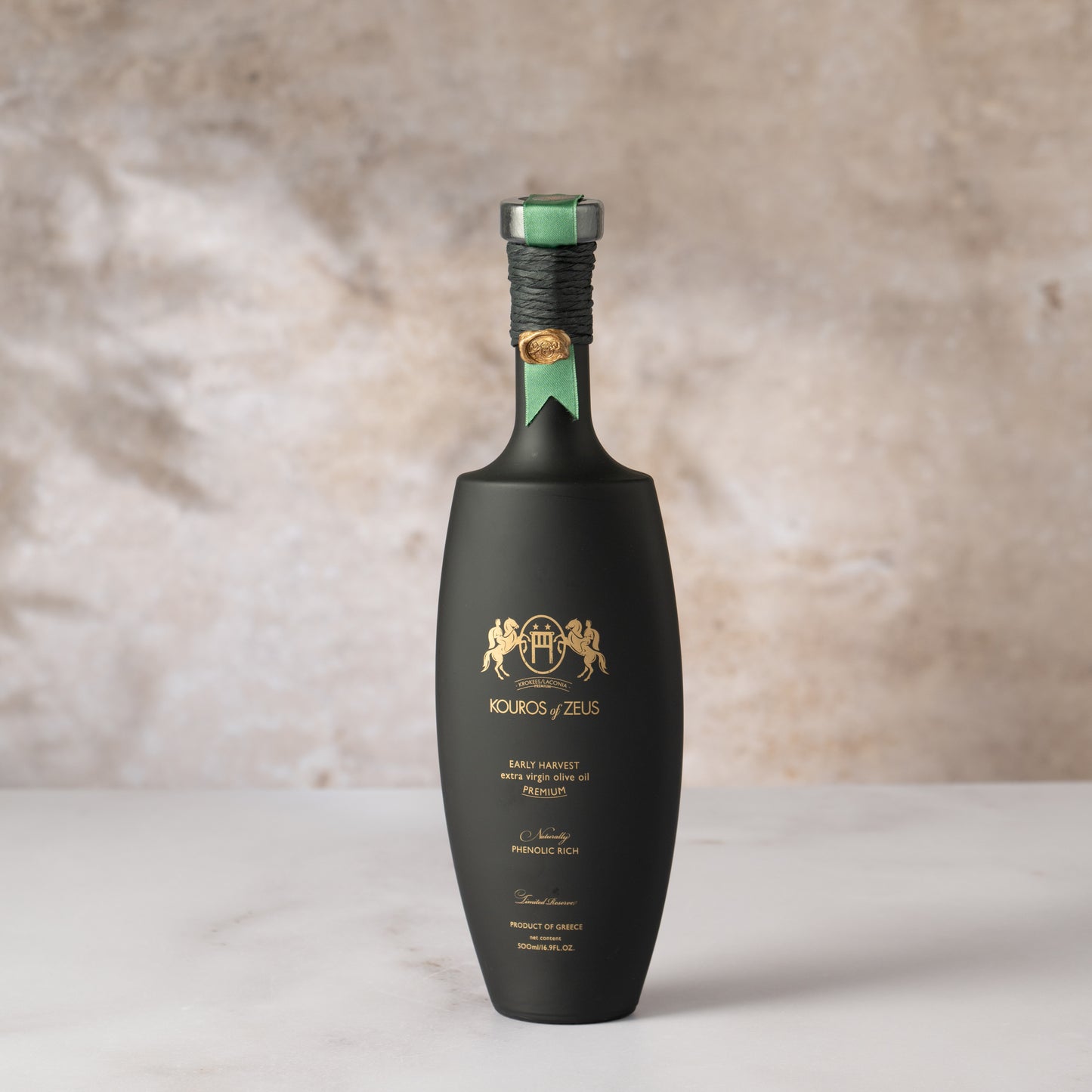 Kouros of Zeus Natives Olivenöl Extra Frühernte Limited Edition 500ml Flasche in edler Box