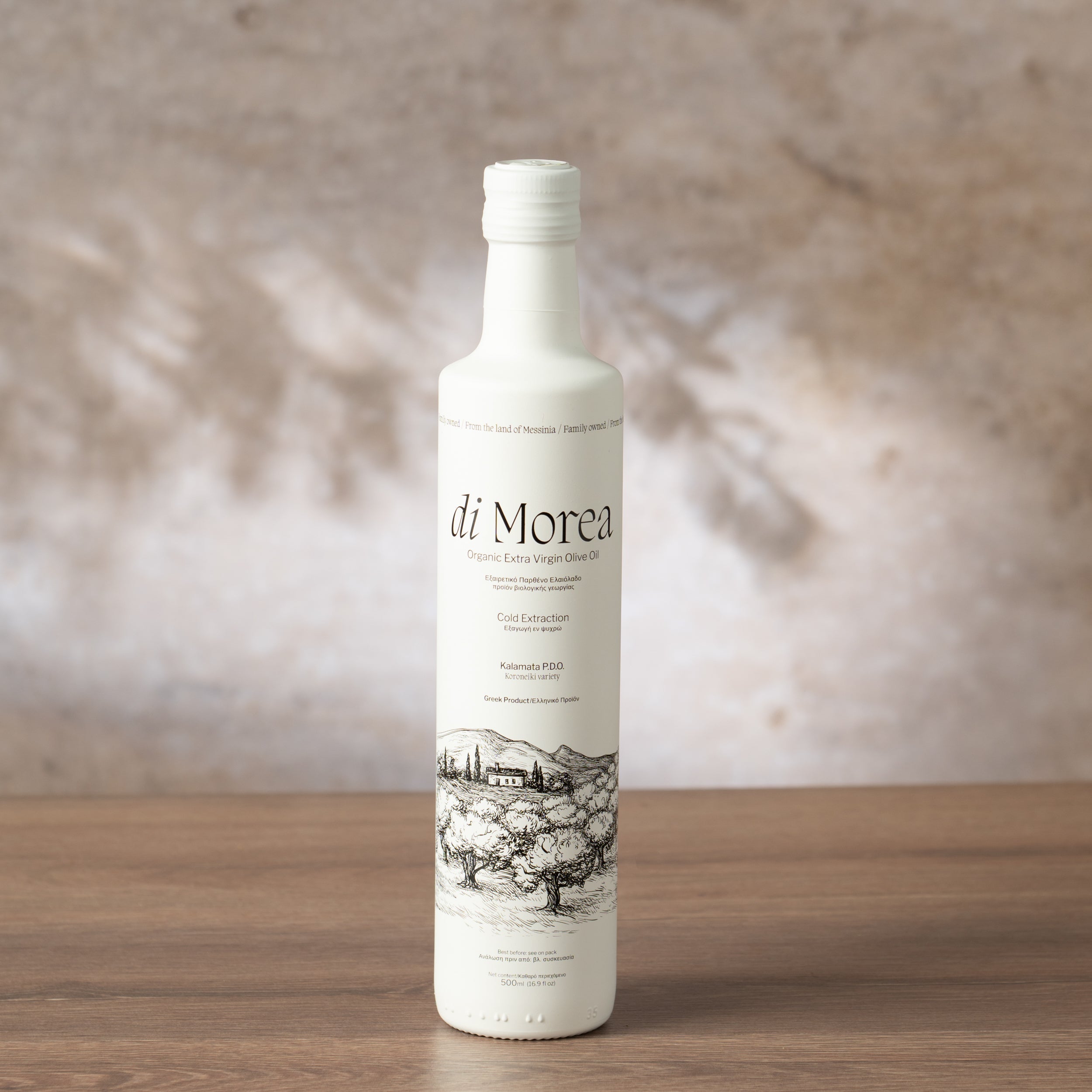 Bio Olivenöl 500ml | Di Morea | HOCO | PDO Kalamata Weiße Edition | Nativ Extra