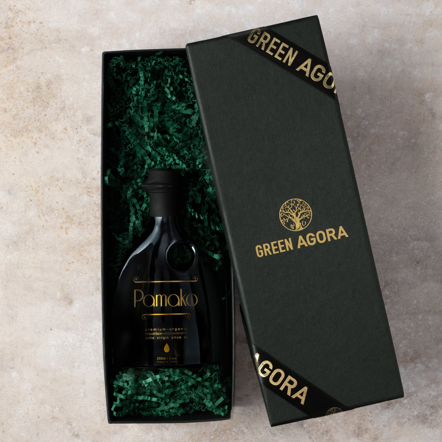 Pamako Gold Natives Olivenöl Extra BIO Mono 250ml Flasche in edler Box