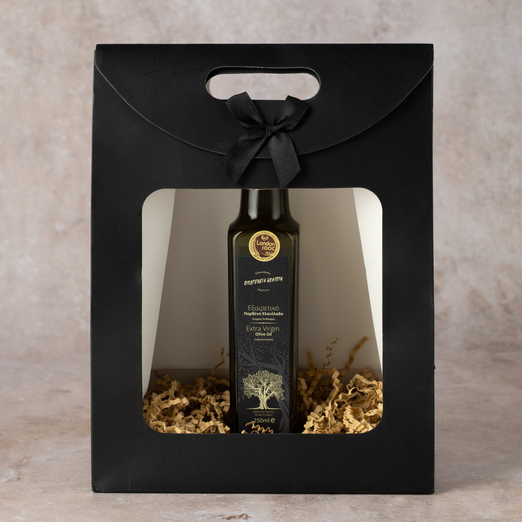 Olivenöl Geschenkbox 250ml Voliotis Schwarze Edition Premium Nativ Extra
