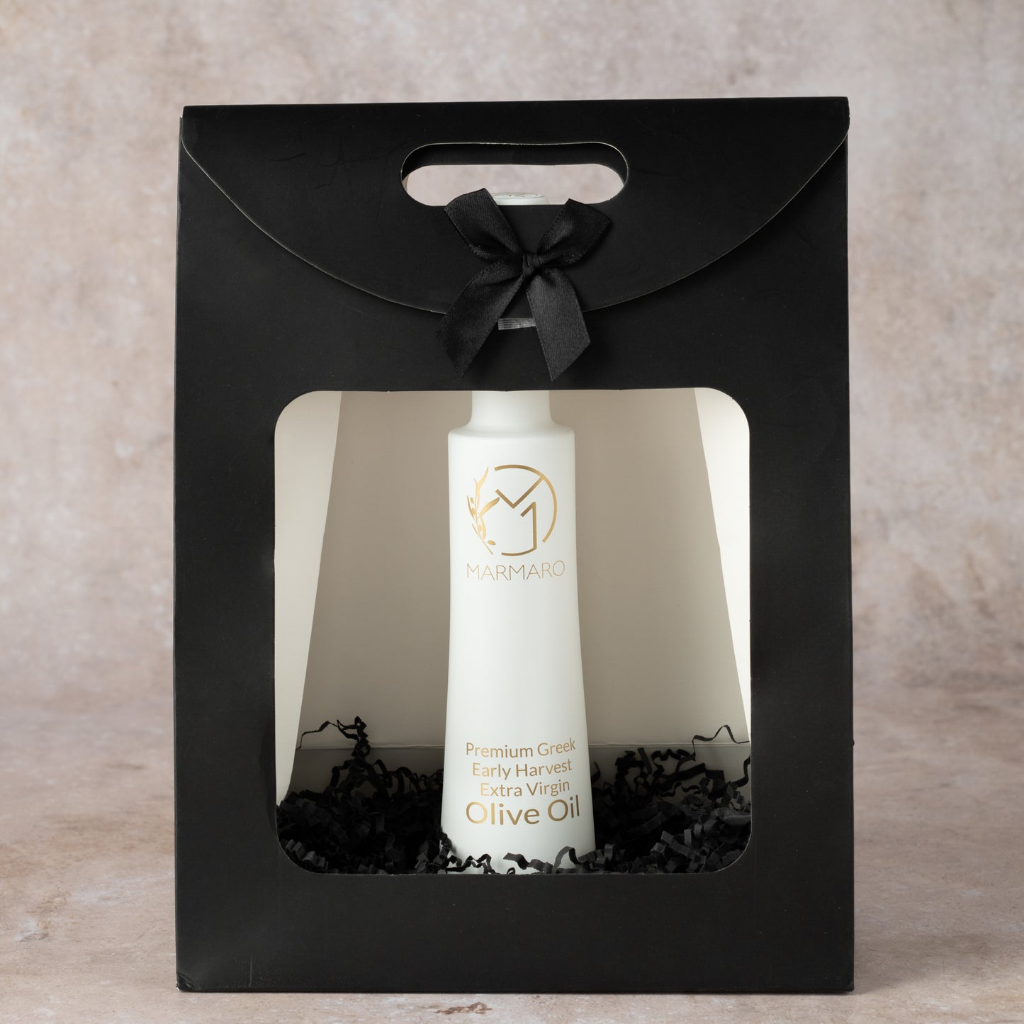 Marmaro Natives Olivenöl Extra Frühernte 200ml Flasche in Geschenktüte