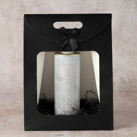 Marmaro Natives Olivenöl Extra Frühernte 500ml Dose in Geschenktüte