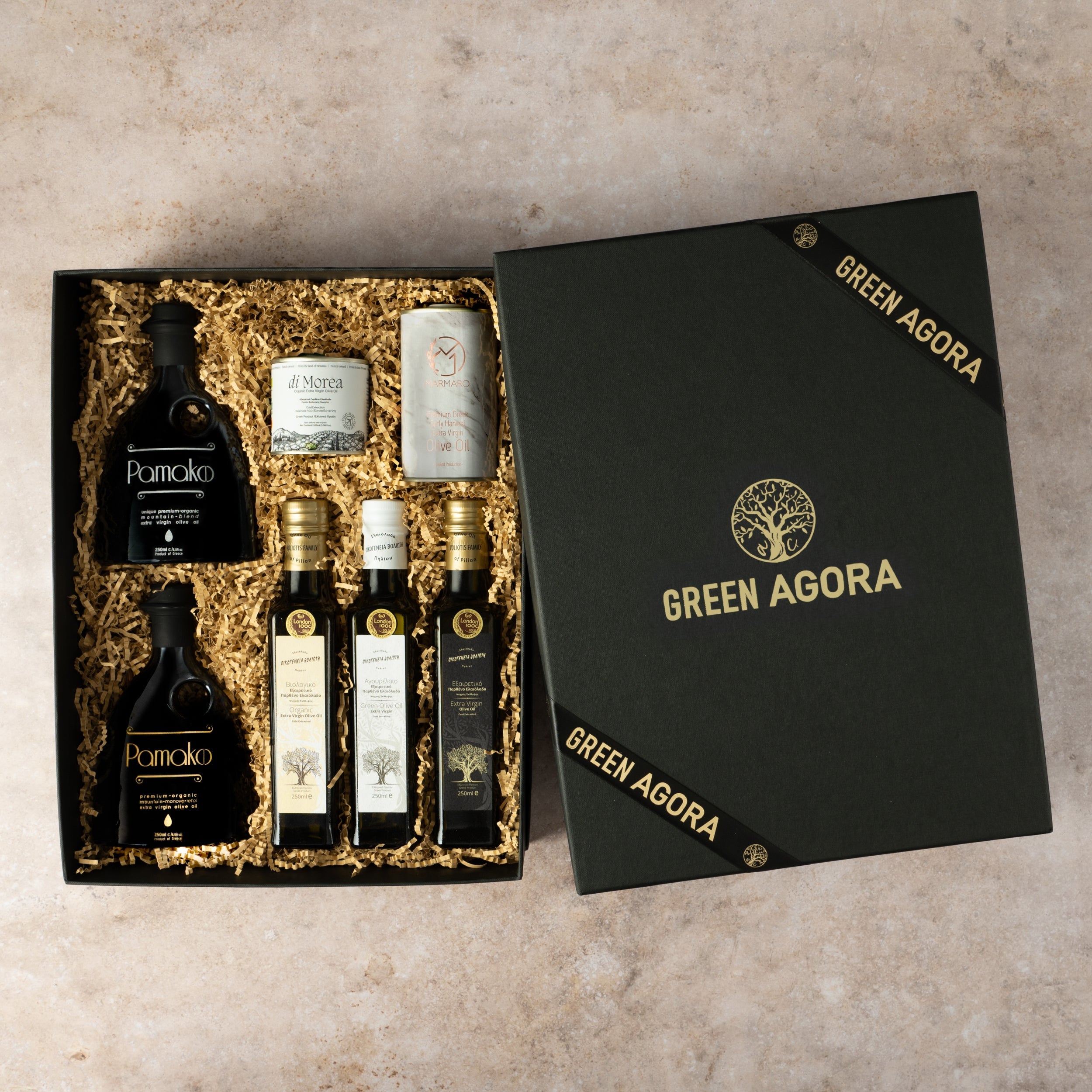 Olivenöl Geschenkbox | Columbus Probierset | 7-teilig