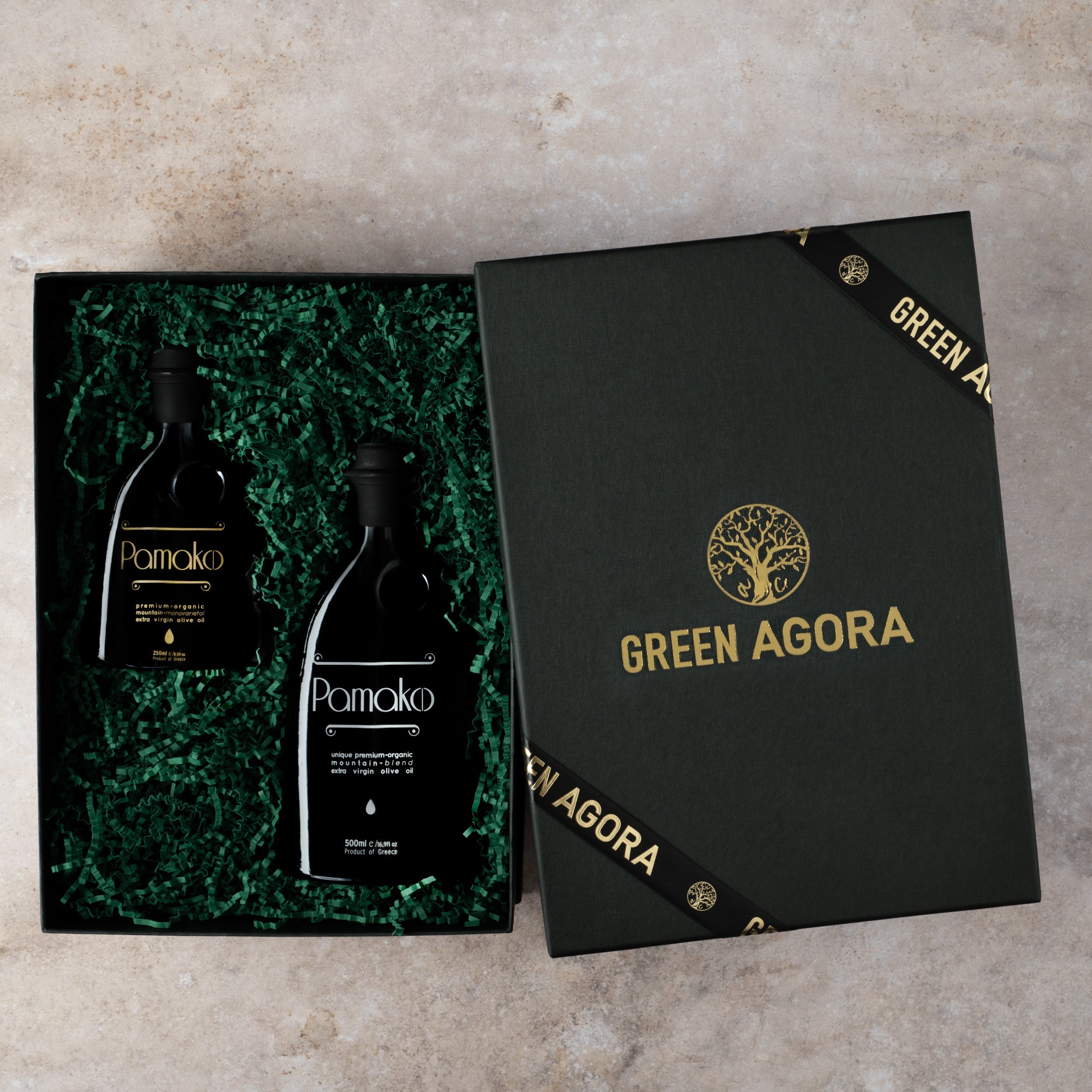 Olivenöl Geschenkbox | Pamako Aromen des Wissens 2 | 2x Bio Set