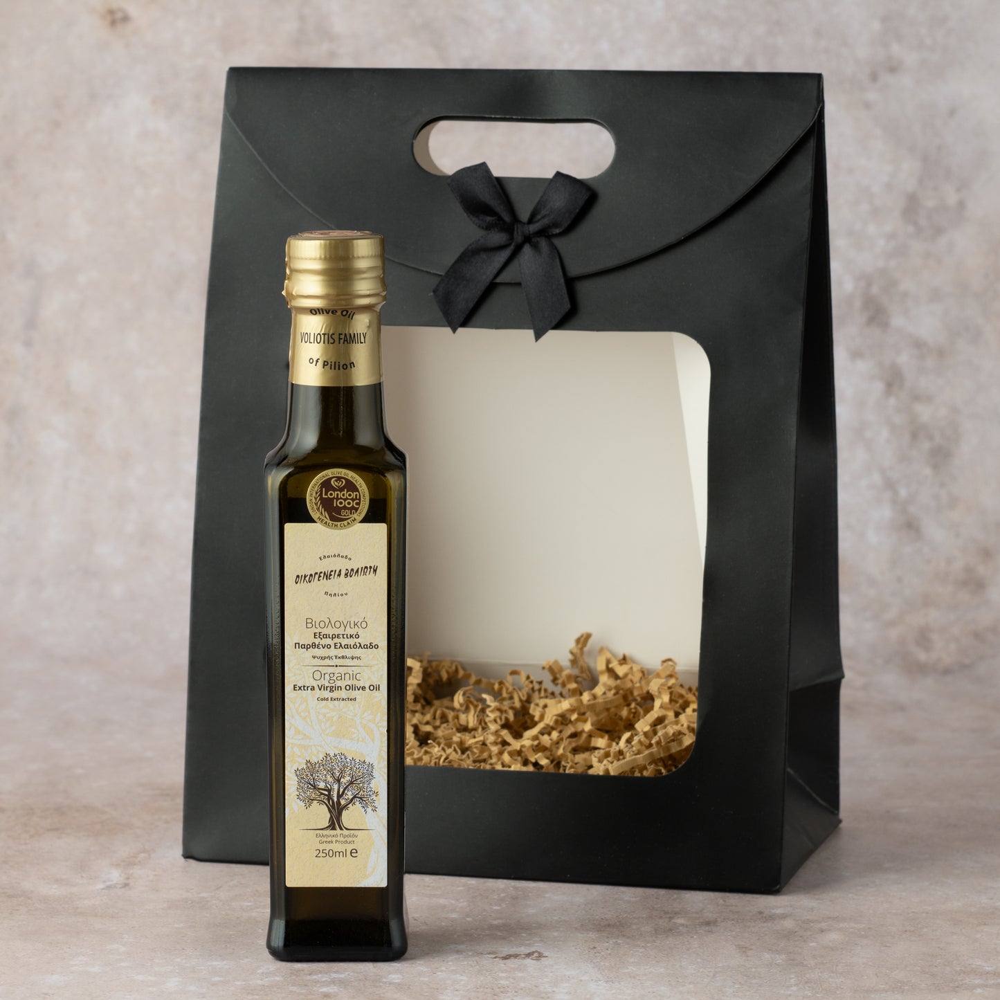 Voliotis Natives Olivenöl Extra BIO 250ml Flasche in Geschenktüte
