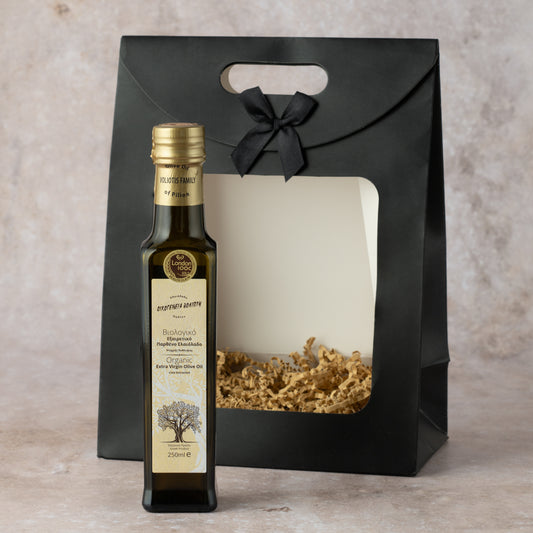 Voliotis Natives Olivenöl Extra BIO 250ml Flasche in Geschenktüte