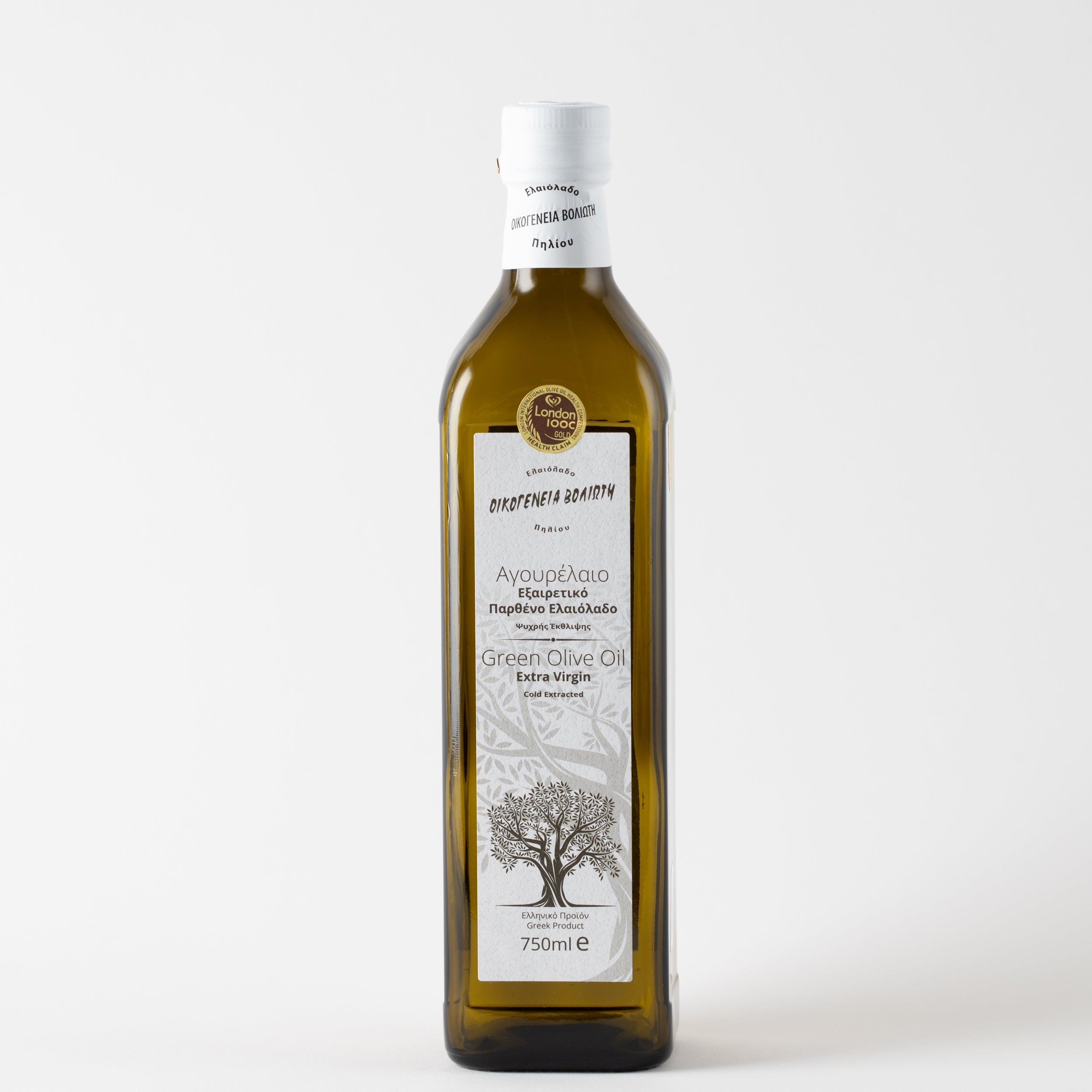 Frühernte Olivenöl Geschenkbox 750ml Voliotis Weiße Edition Premium Nativ Extra