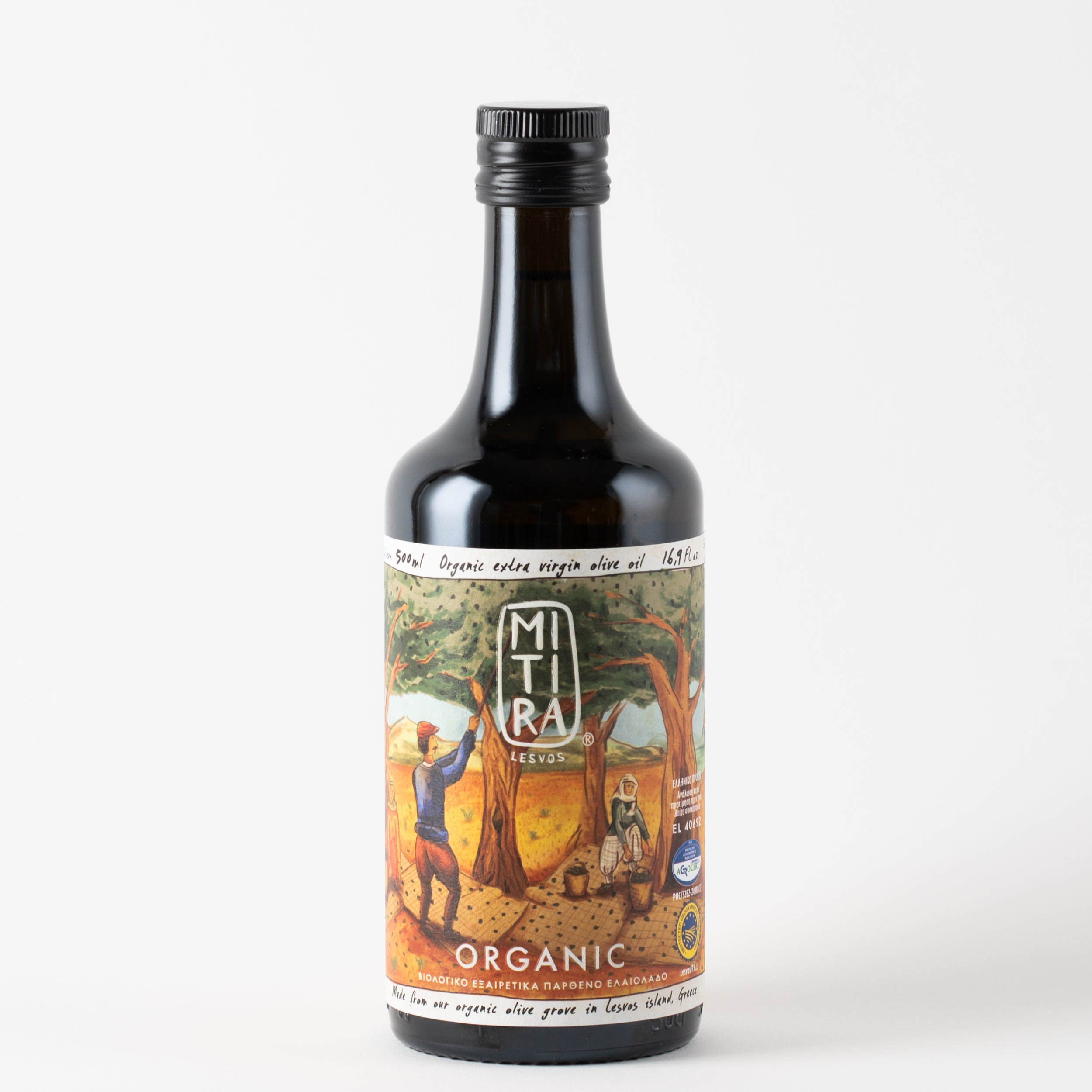 Bio Olivenöl 500ml | Lesbos | HOCO |  Mitira Natives Premium Olivenöl Extra