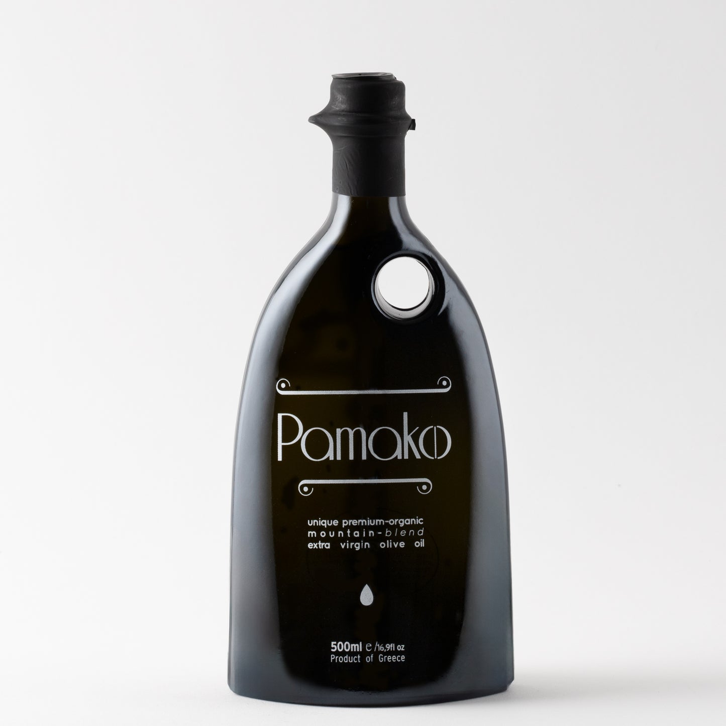 Pamako Silber Natives Olivenöl Extra BIO Blend 500ml Flasche in edler Box