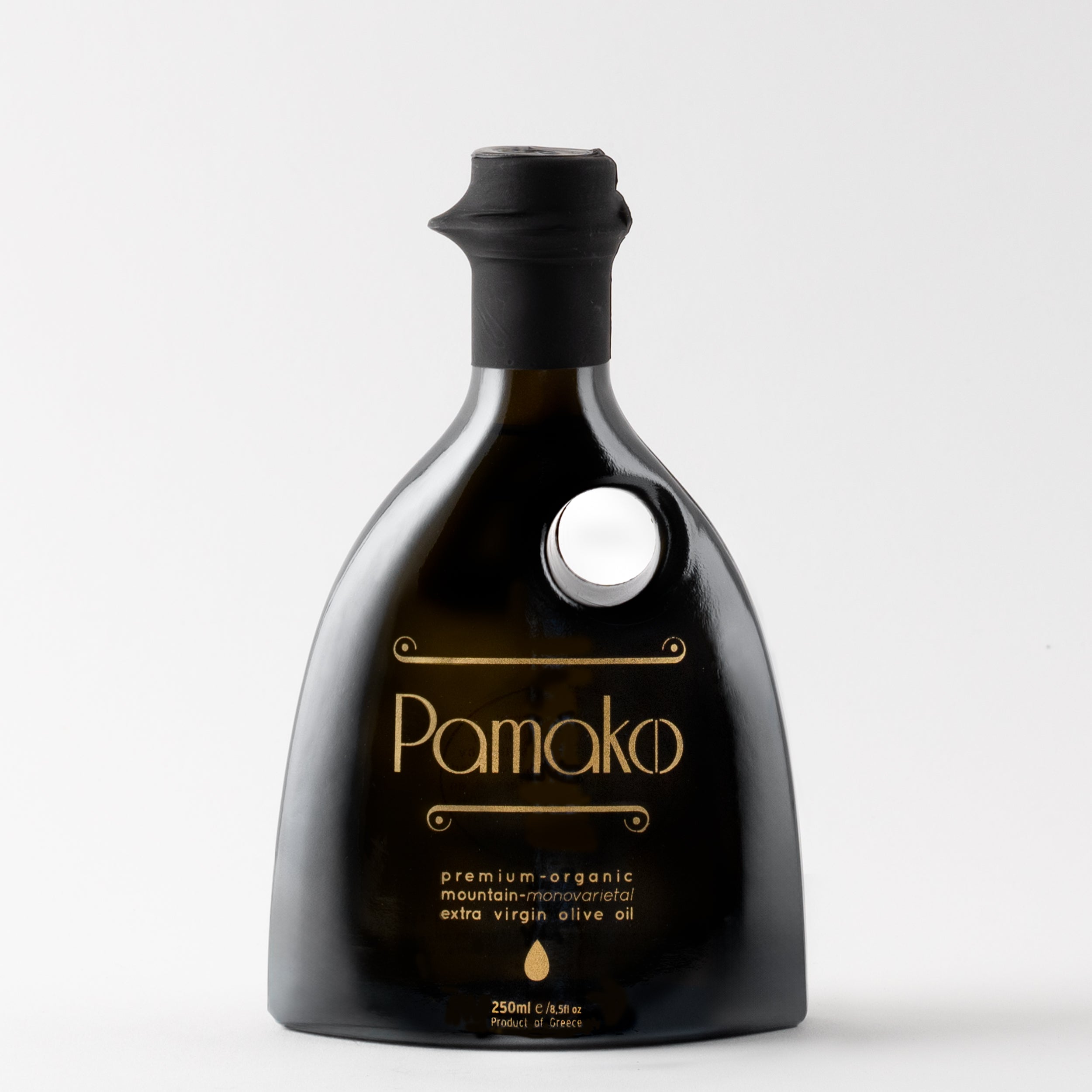 Bio Olivenöl Geschenkbox 250ml Pamako High Oleocanthal Premium Gold