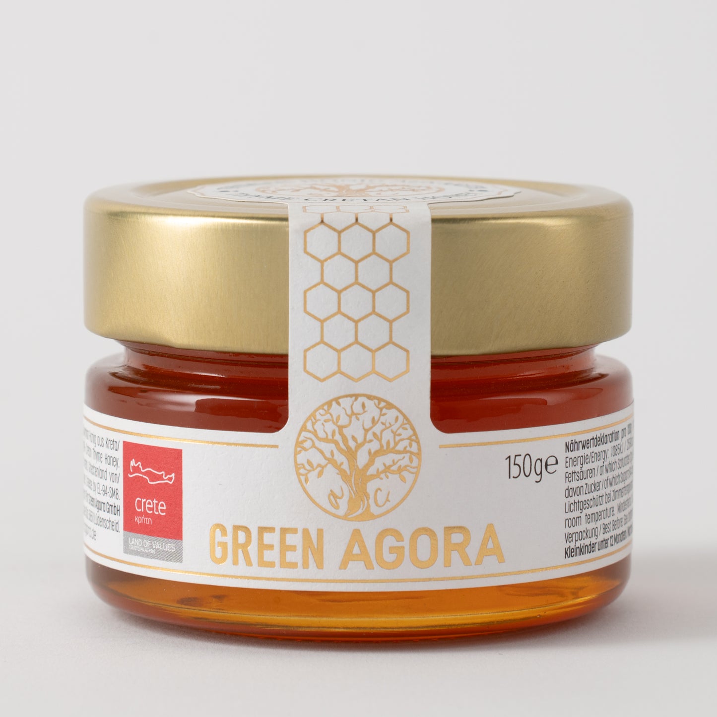 Thymianhonig aus Kreta 150g Geschenktüte Green Agora Premium Honig