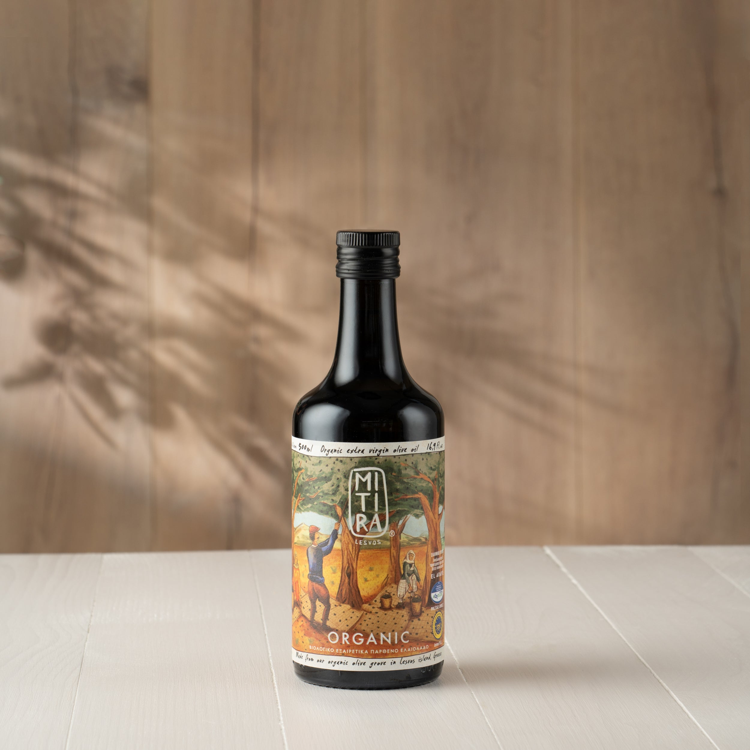 Bio Olivenöl Geschenkbox 500ml Mitira Lesbos Premium Nativ Extra