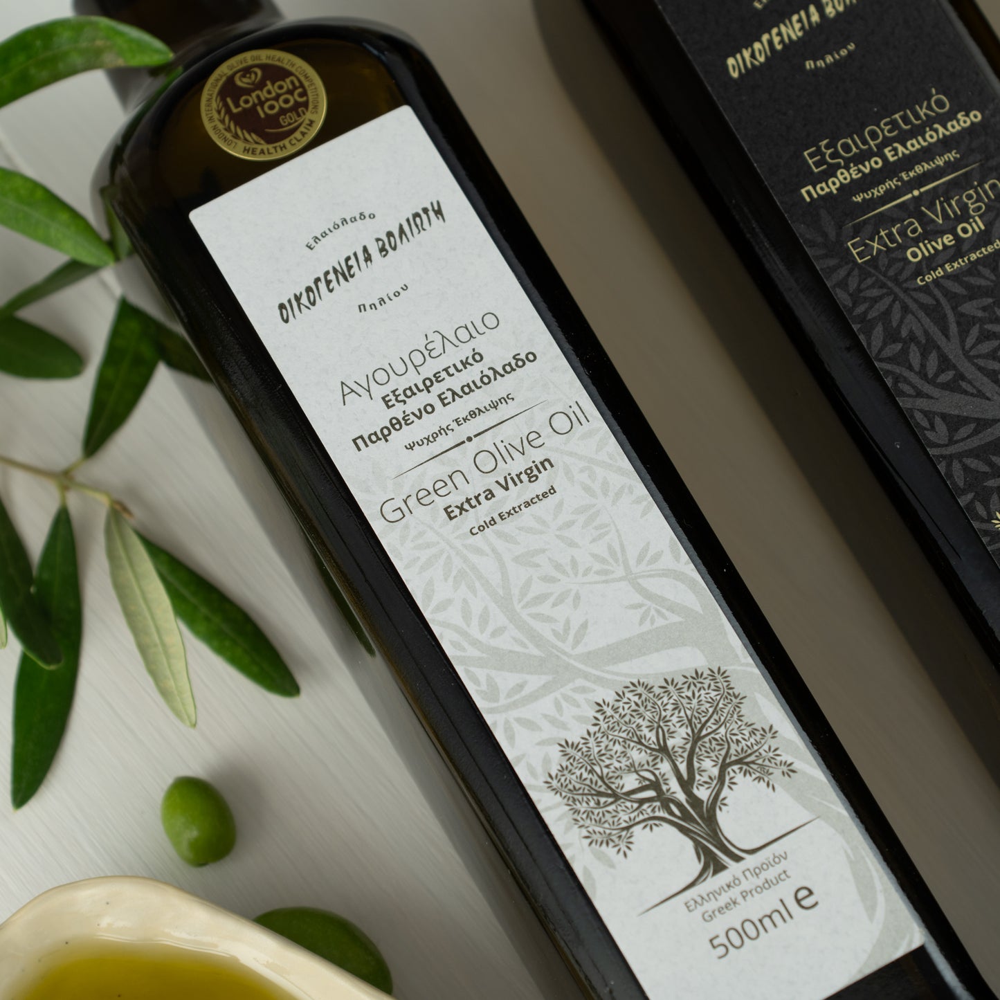 Olivenöl Set | 3x500ml | Voliotis  Bio | Frühernte & Extra Nativ | Gourmet Kollektion