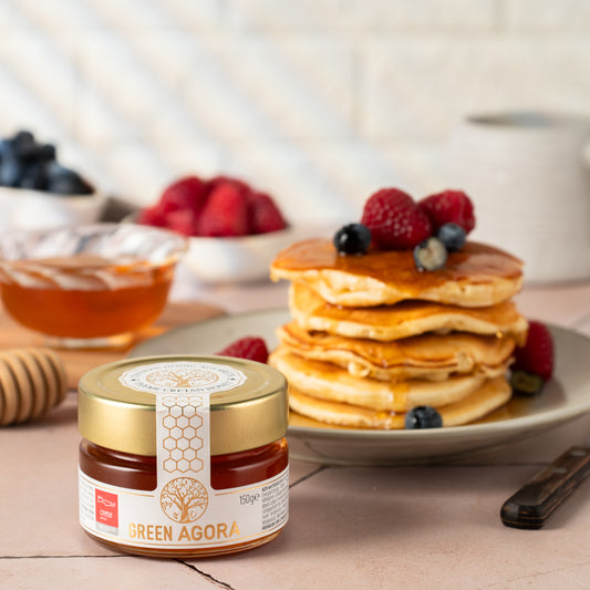 Thymianhonig Griechisch | 3x150g Glas Sparset | Green Agora | Honig aus Kreta