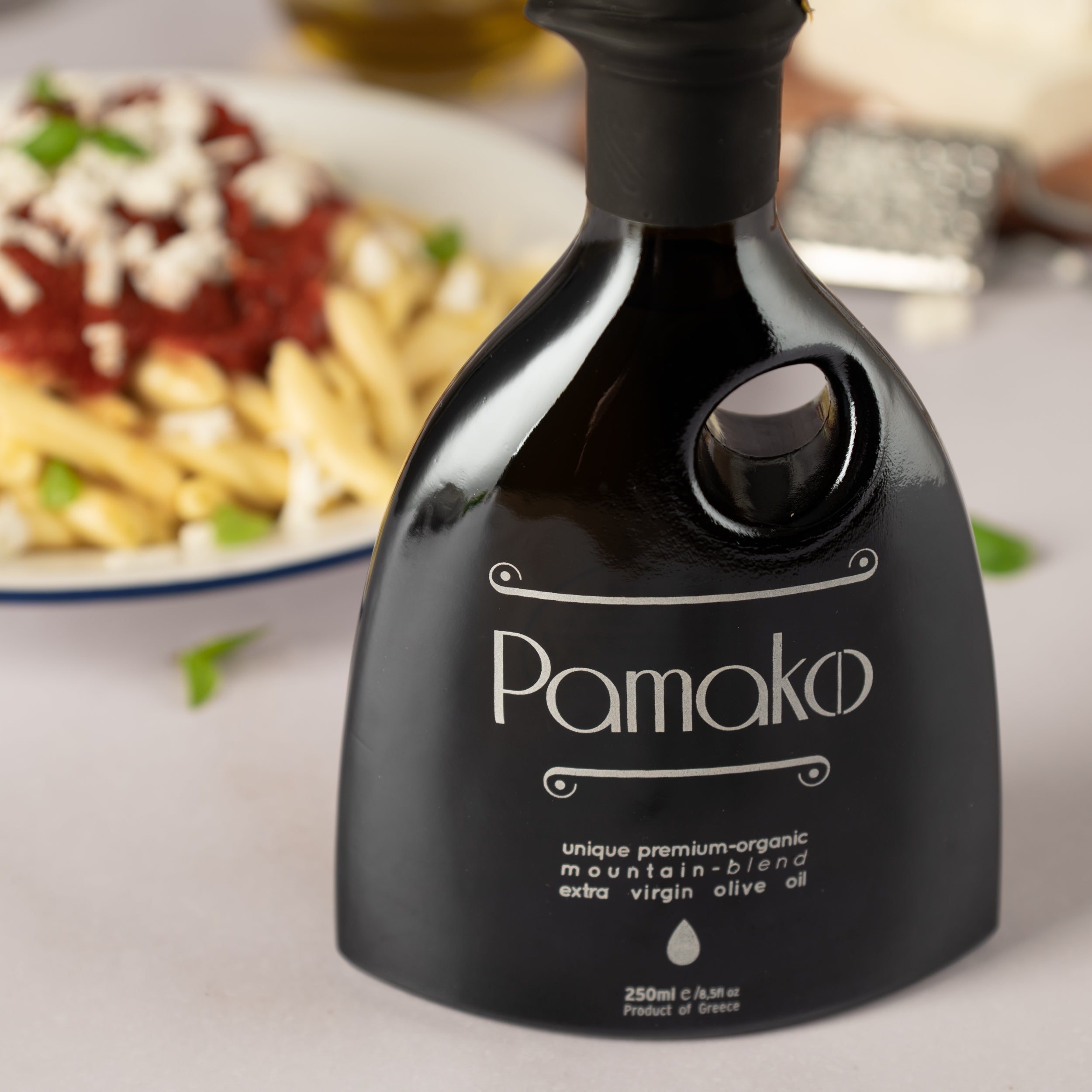 Bio Olivenöl Geschenkbox 250ml Pamako High Polyphenol Premium Silver