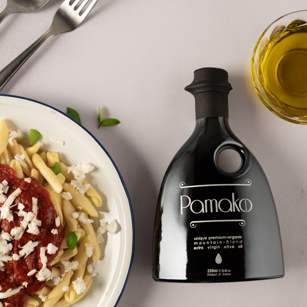 Pamako Bio Blend Silver Olivenöl 250ml – HOCO High Polyphenol | Natives Olivenöl Extra Kaltgepresst